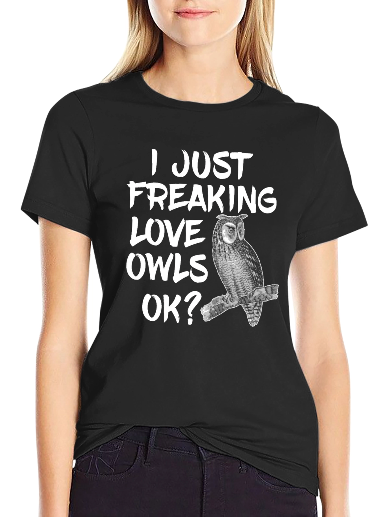 I Love Owls T-Shirt - Funny Owl Lover Tee