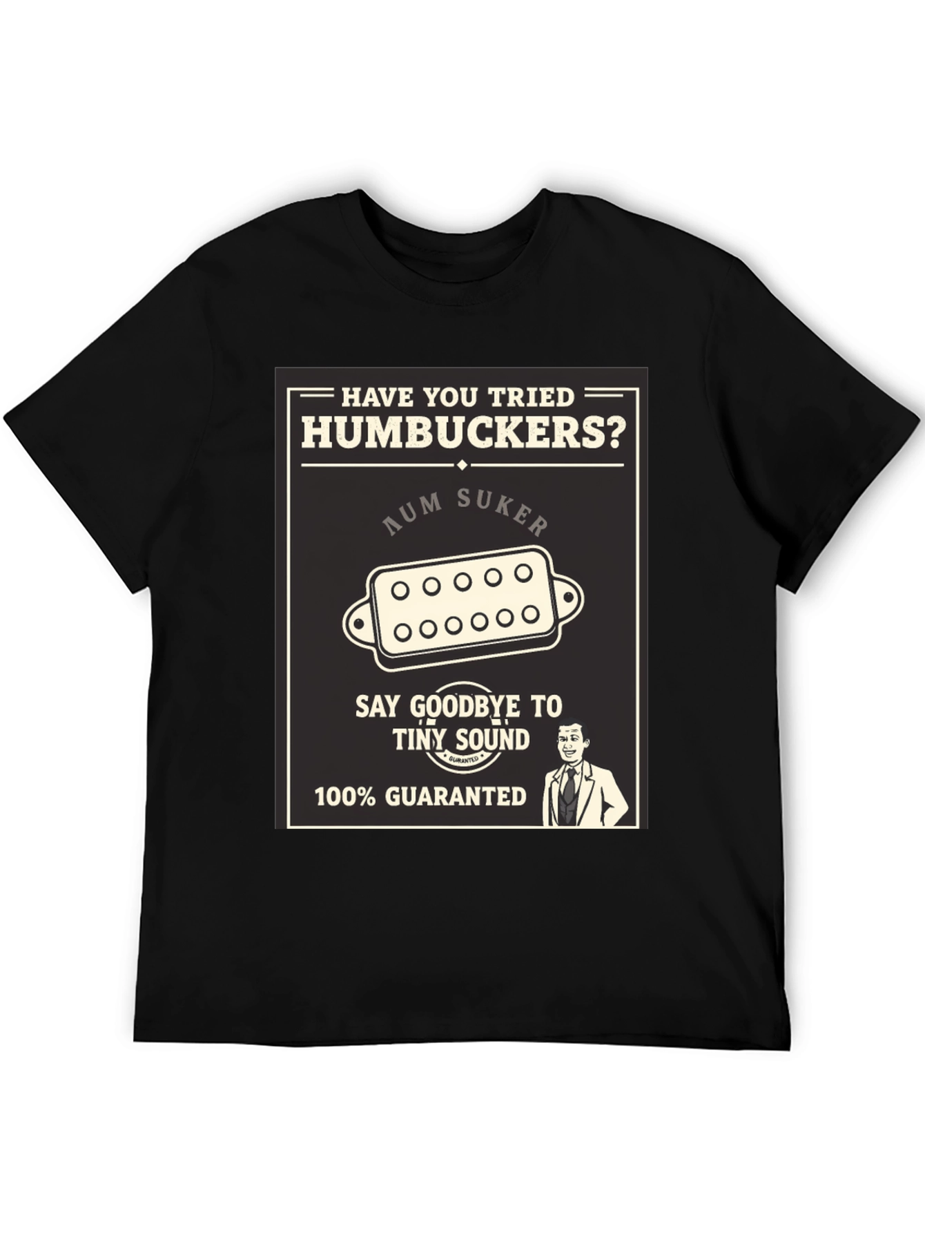 Humbucker T-Shirt: Guitar Pickup Humor