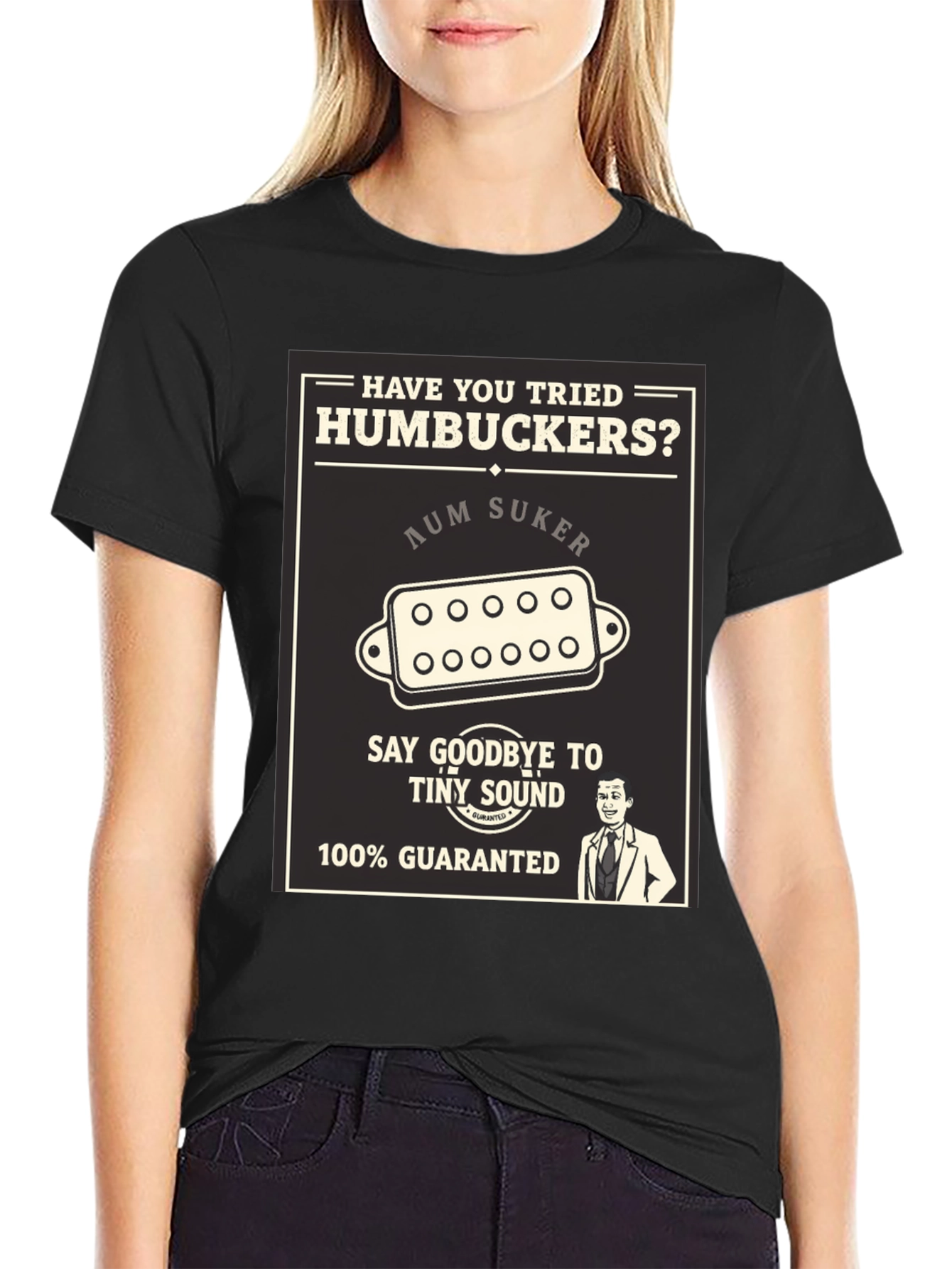 Humbucker T-Shirt: Guitar Pickup Humor