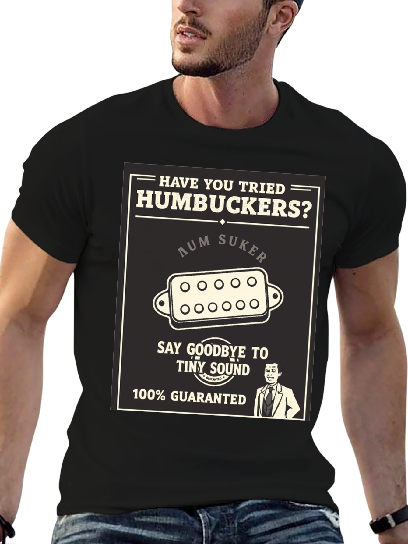 Humbucker T-Shirt: Guitar Pickup Humor