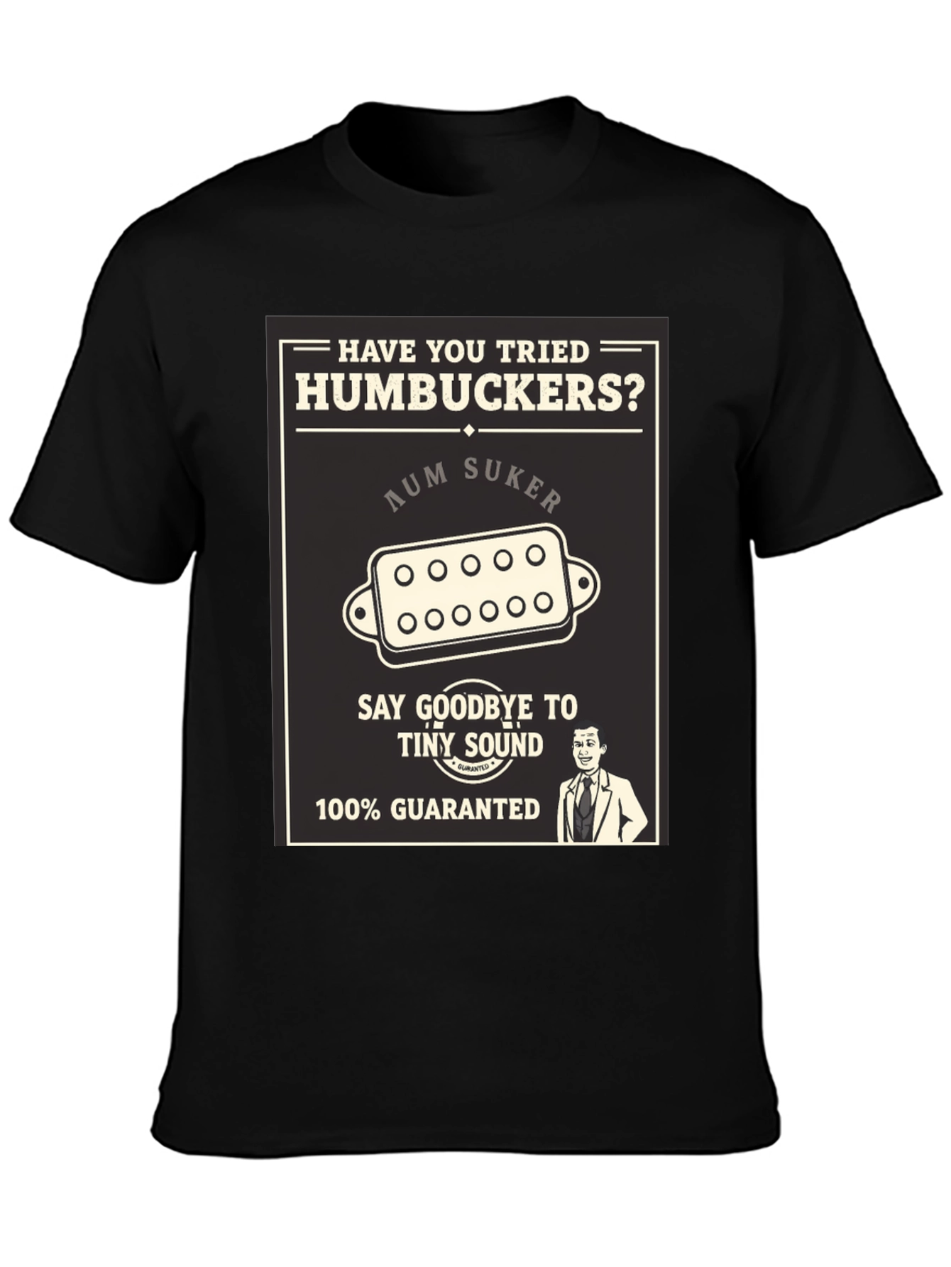 Humbucker T-Shirt: Guitar Pickup Humor