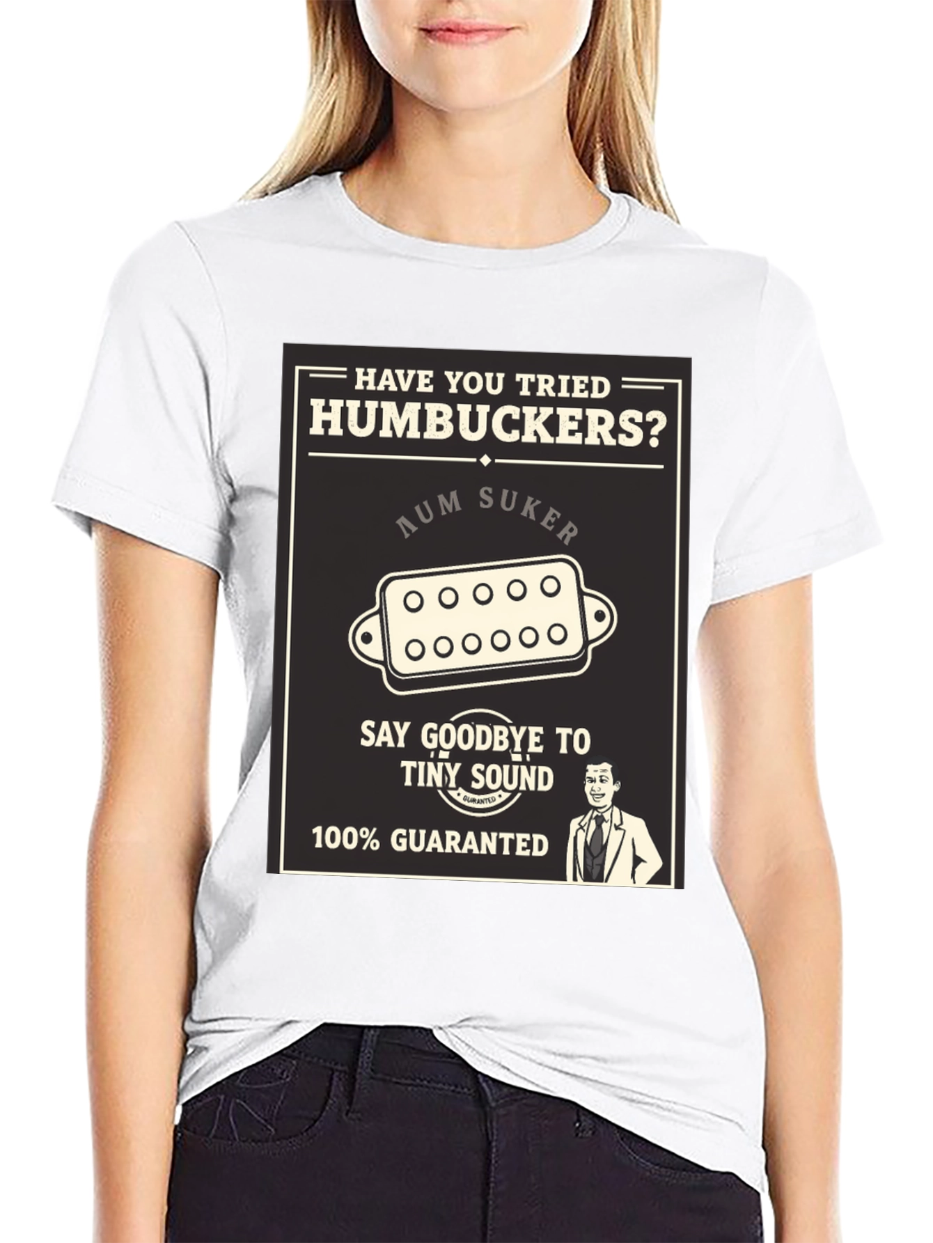 Humbucker T-Shirt: Guitar Pickup Humor