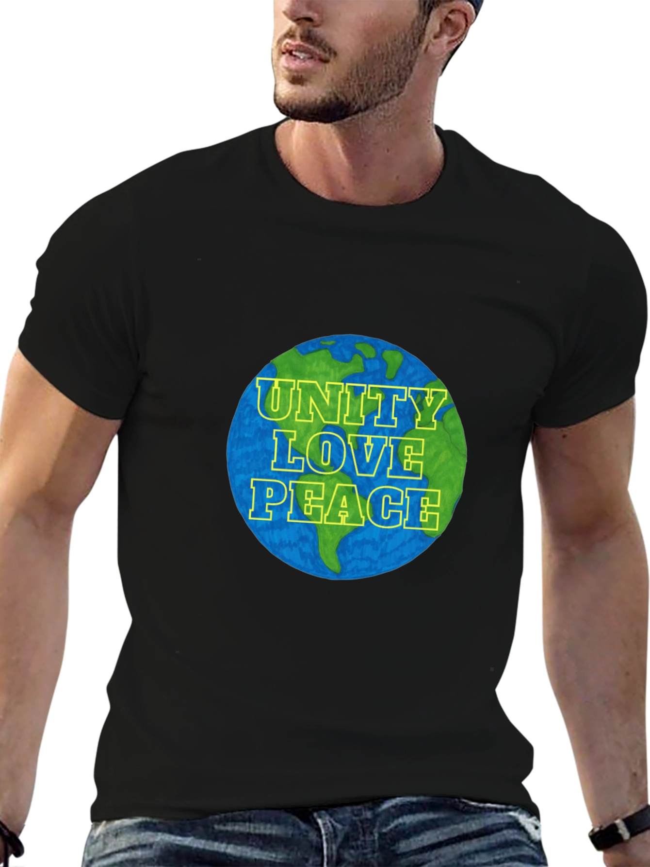 Unity Love Peace Graphic T-Shirt