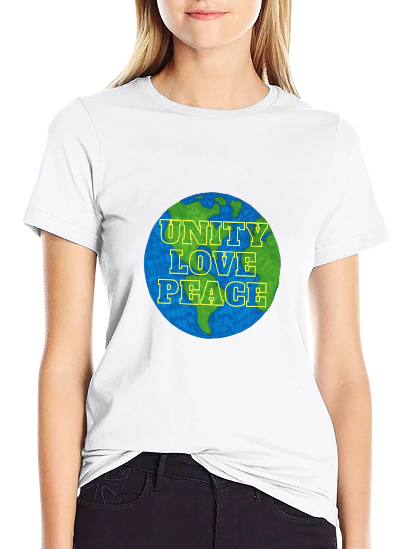 Unity Love Peace Graphic T-Shirt