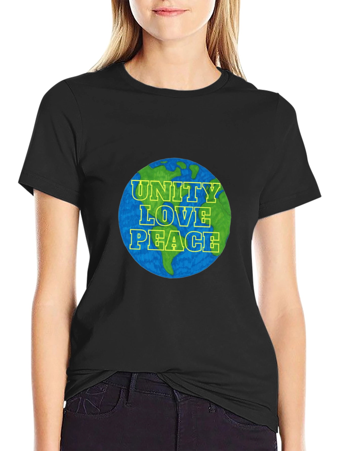 Unity Love Peace Graphic T-Shirt