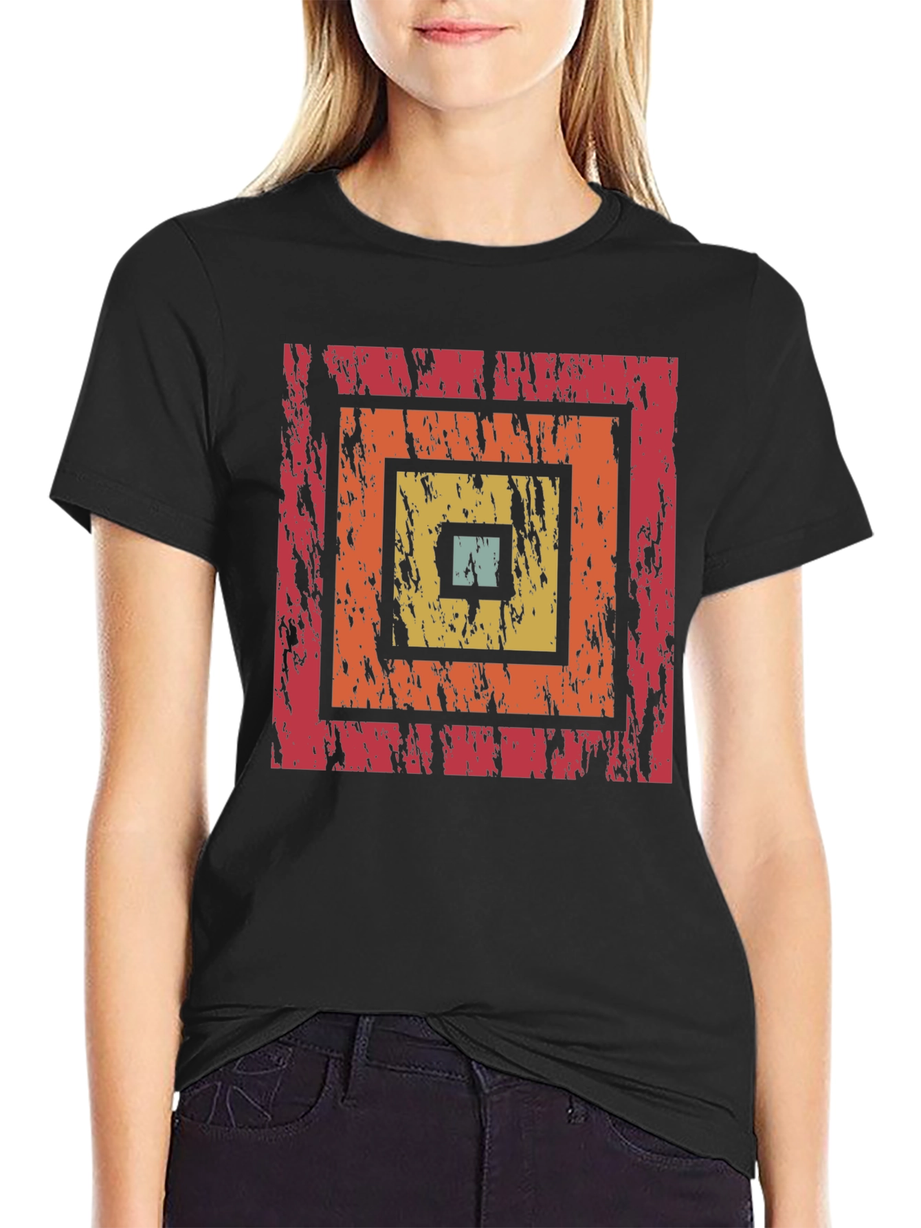 Retro Square Graphic Tee