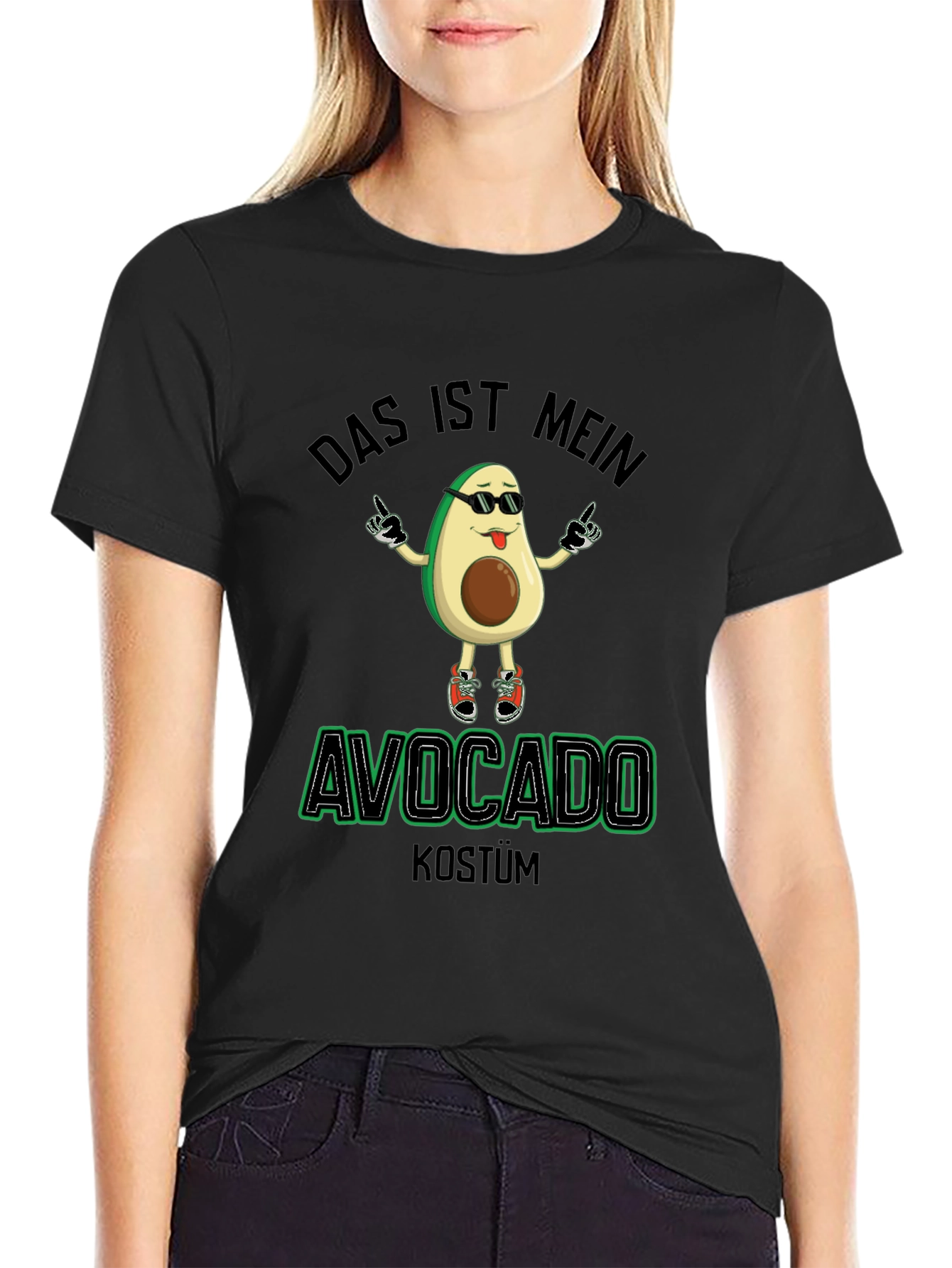 Avocado Costume T-Shirt - Funny German Design
