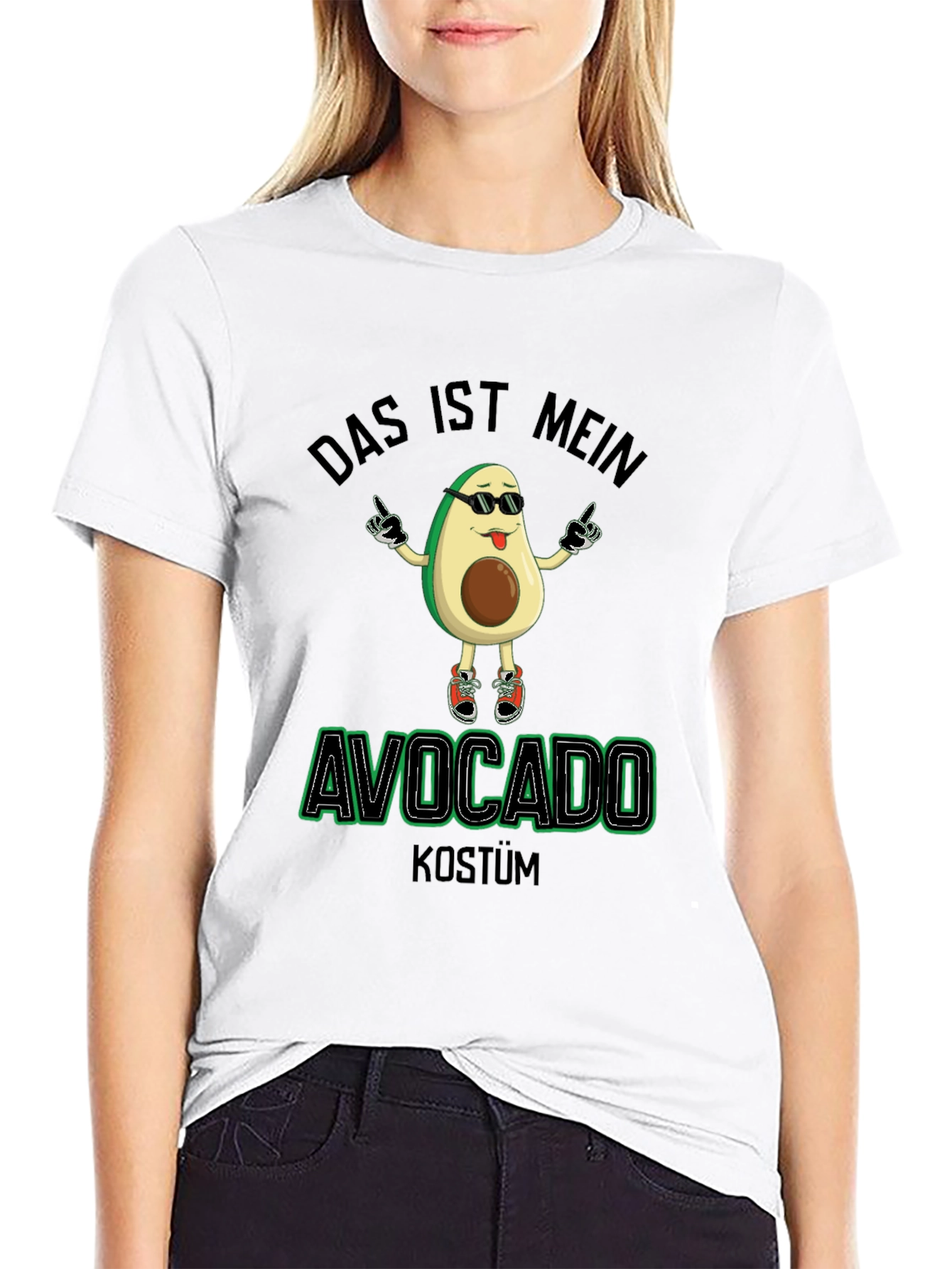Avocado Costume T-Shirt - Funny German Design