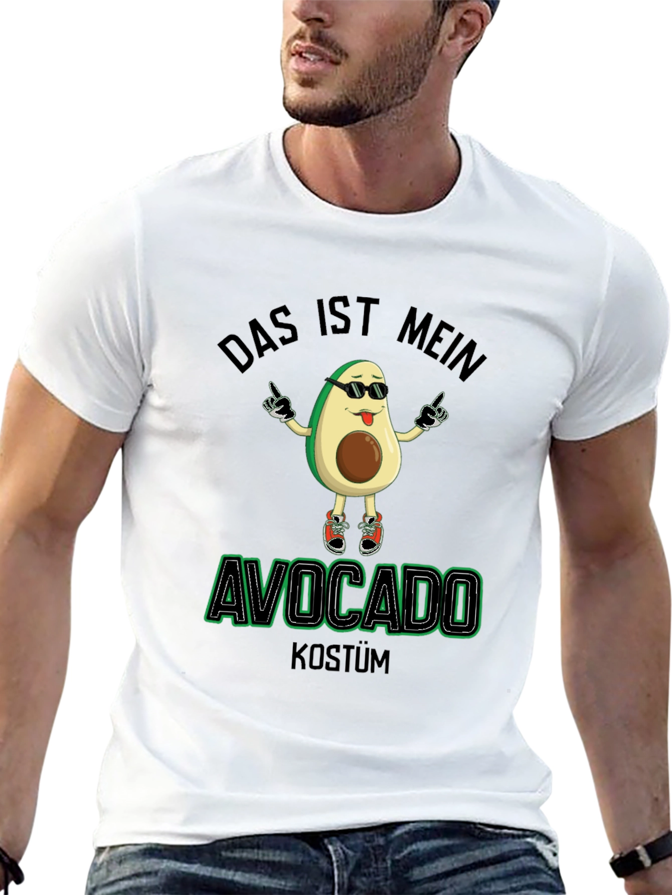 Avocado Costume T-Shirt - Funny German Design