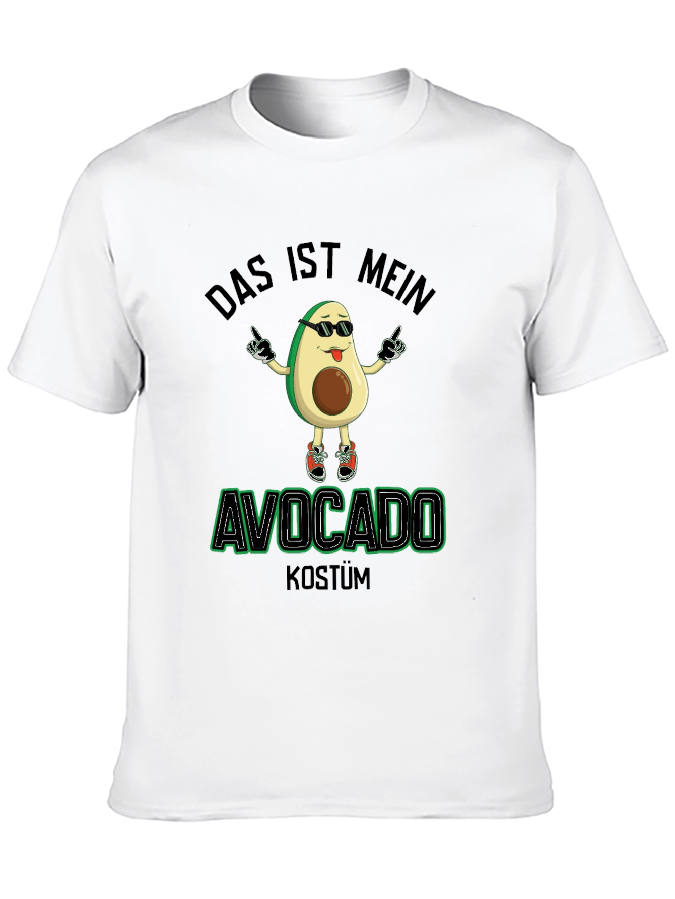 Avocado Costume T-Shirt - Funny German Design