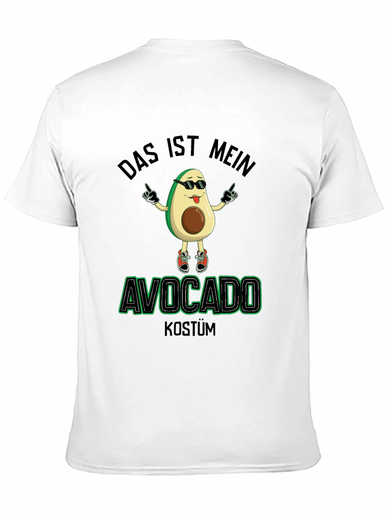 Avocado Costume T-Shirt - Funny German Design