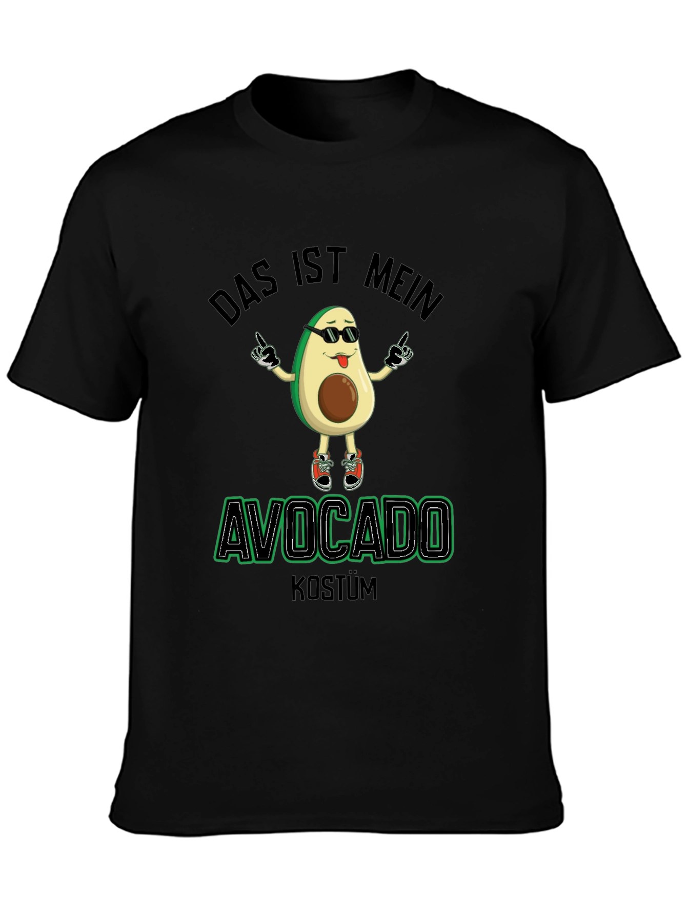 Avocado Costume T-Shirt - Funny German Design