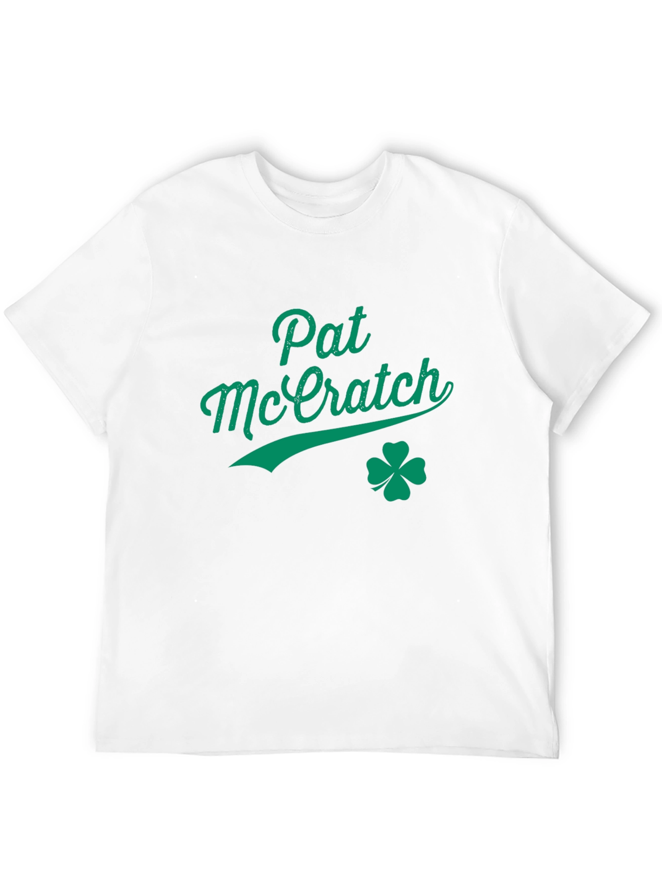 Pat McEratch St. Patricks Day Black Graphic Tee
