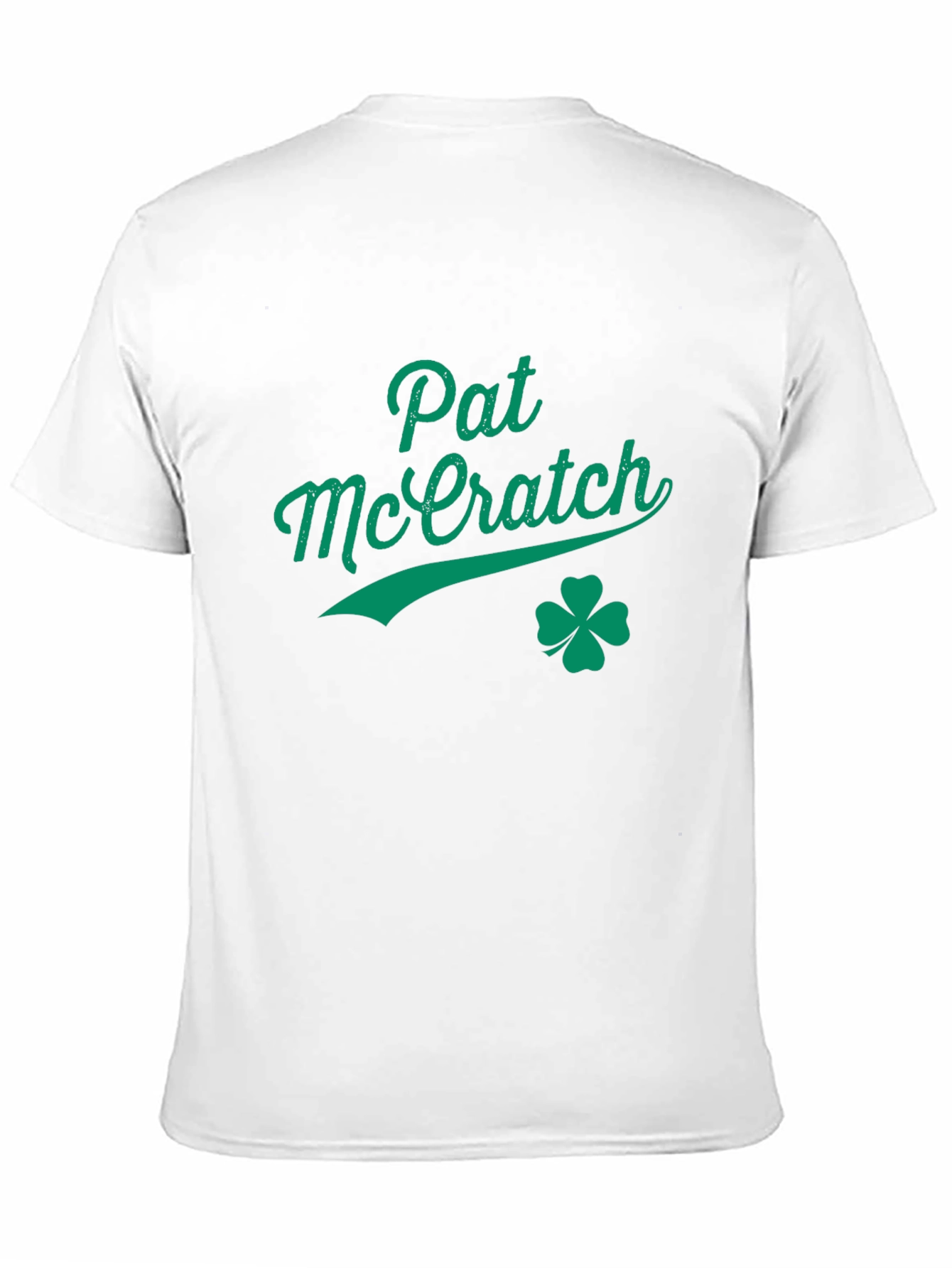Pat McEratch St. Patricks Day Black Graphic Tee