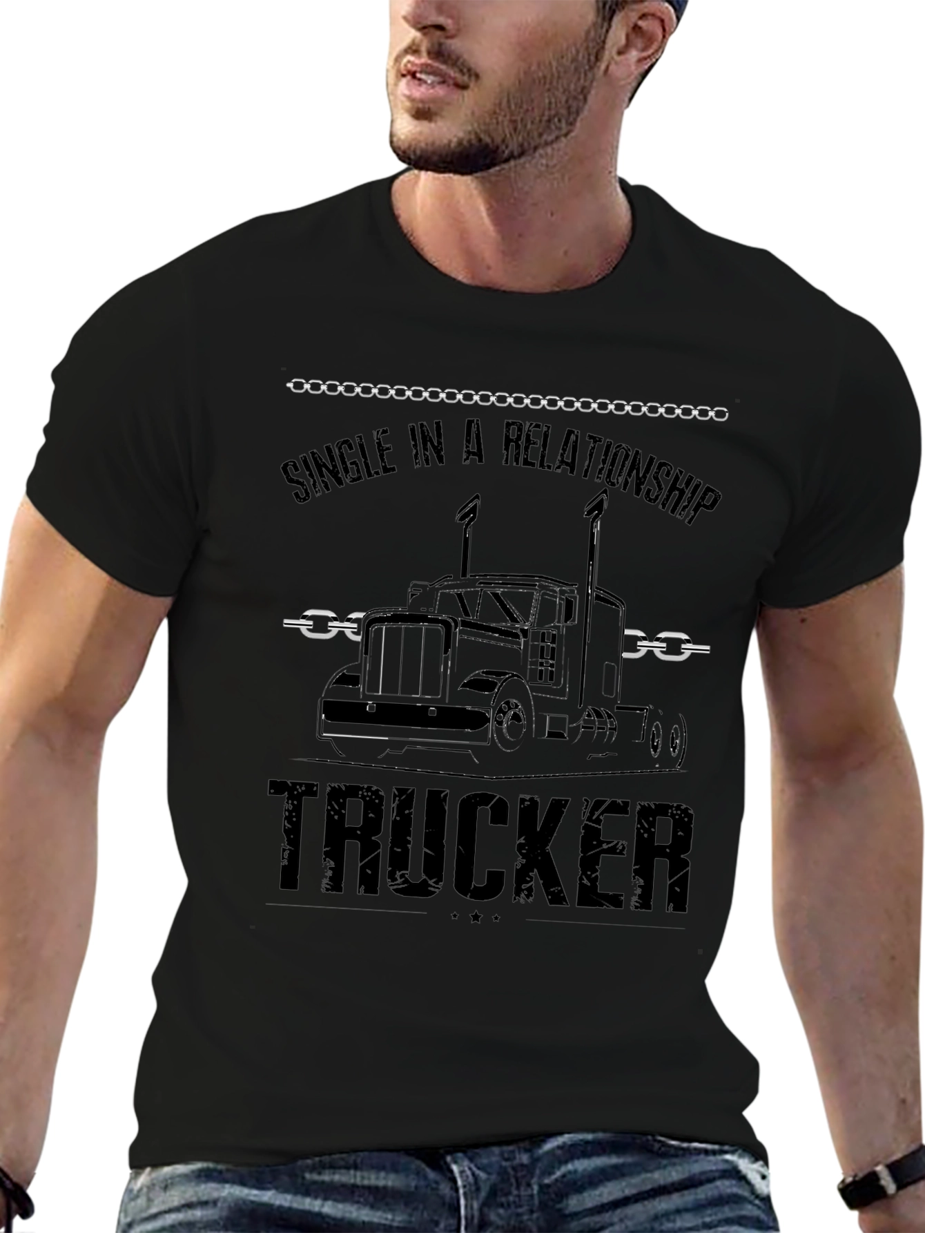 Trucker Relationship T-Shirt - Semi Truck Graphic Tee