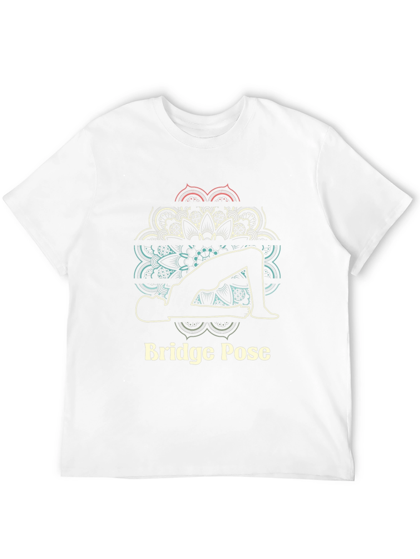 Yoga Bridge Pose Graphic T-Shirt