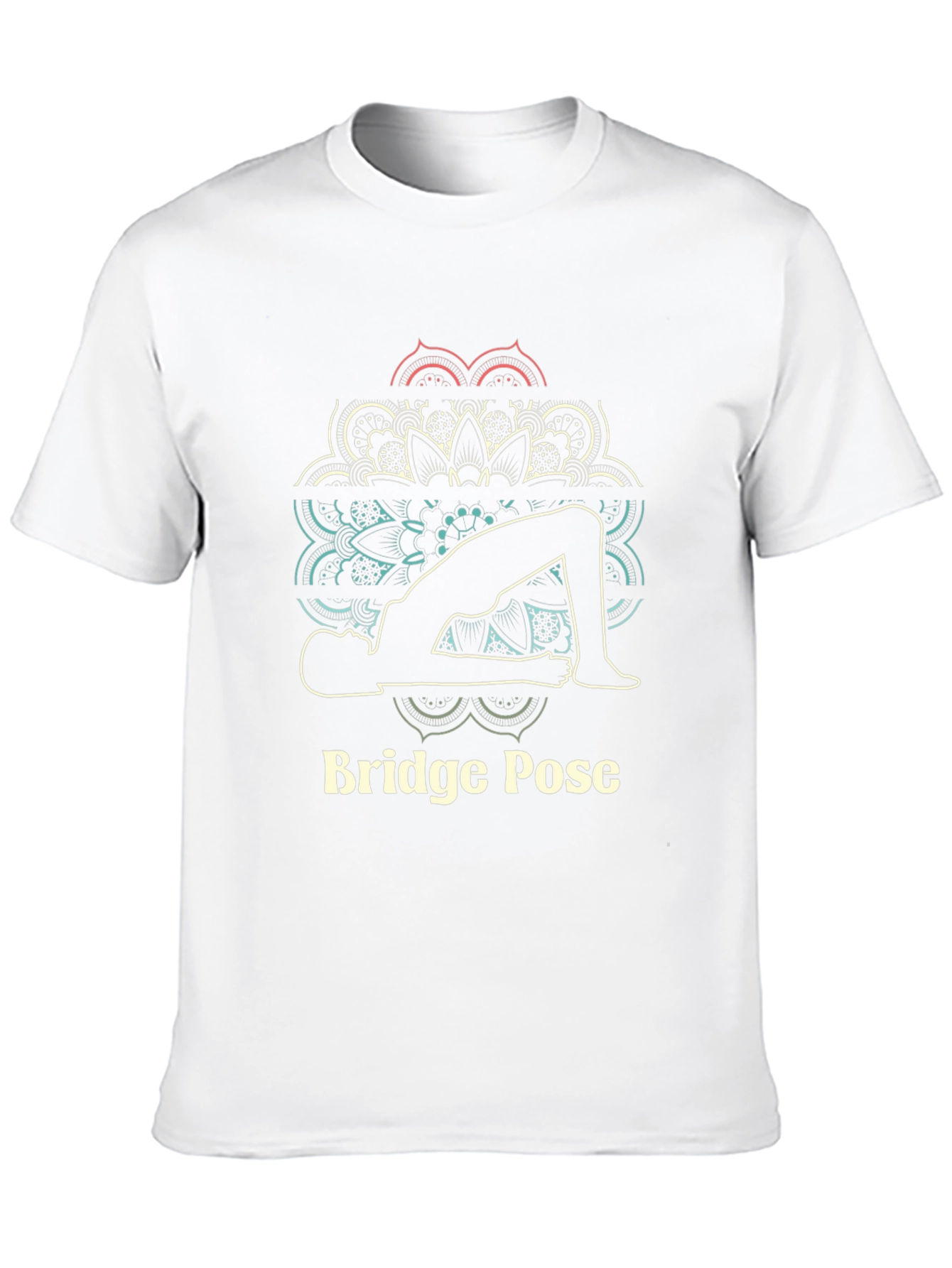 Yoga Bridge Pose Graphic T-Shirt
