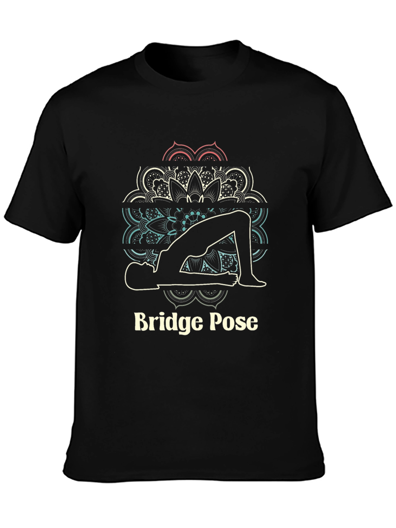 Yoga Bridge Pose Graphic T-Shirt