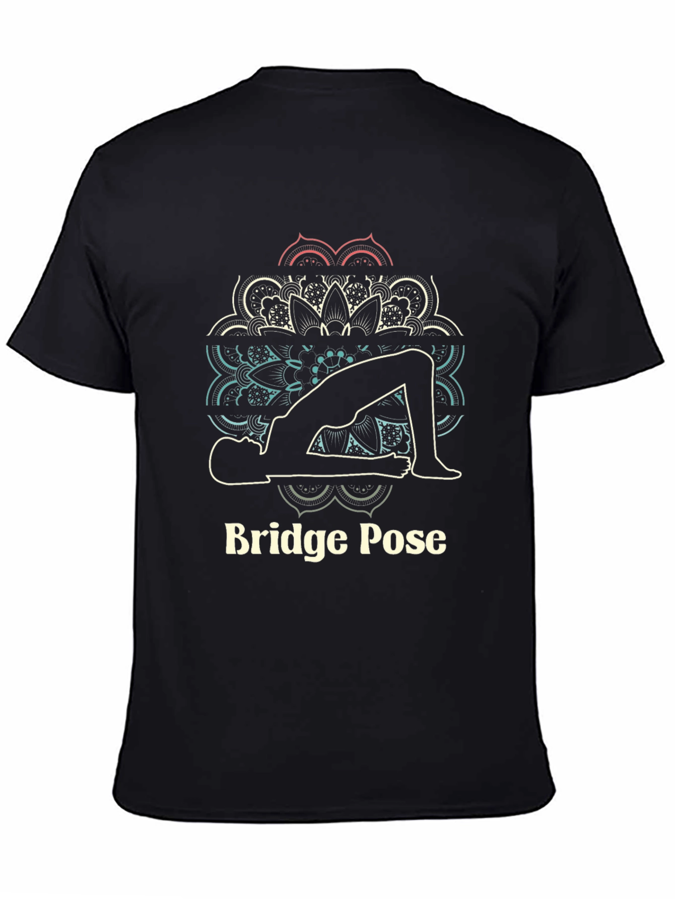 Yoga Bridge Pose Graphic T-Shirt