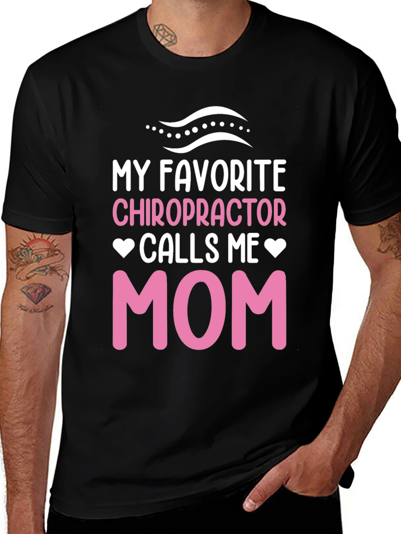 Chiropractor Mom T-Shirt - Novelty Gift
