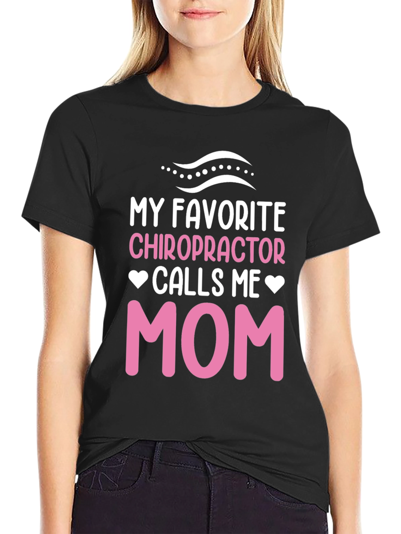 Chiropractor Mom T-Shirt - Novelty Gift