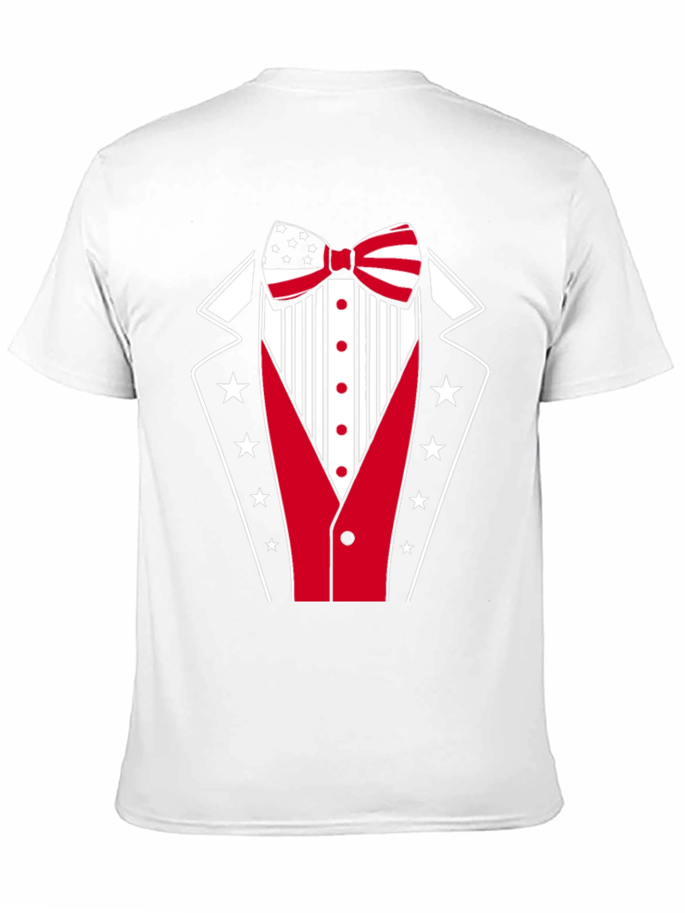Patriotic Tuxedo Graphic T-Shirt
