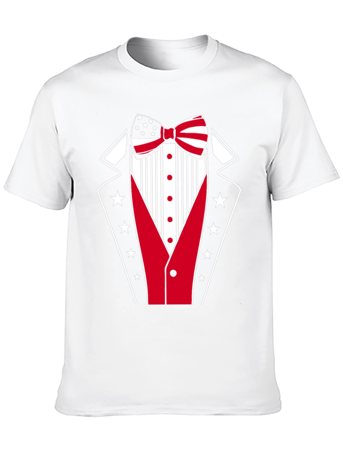 Patriotic Tuxedo Graphic T-Shirt