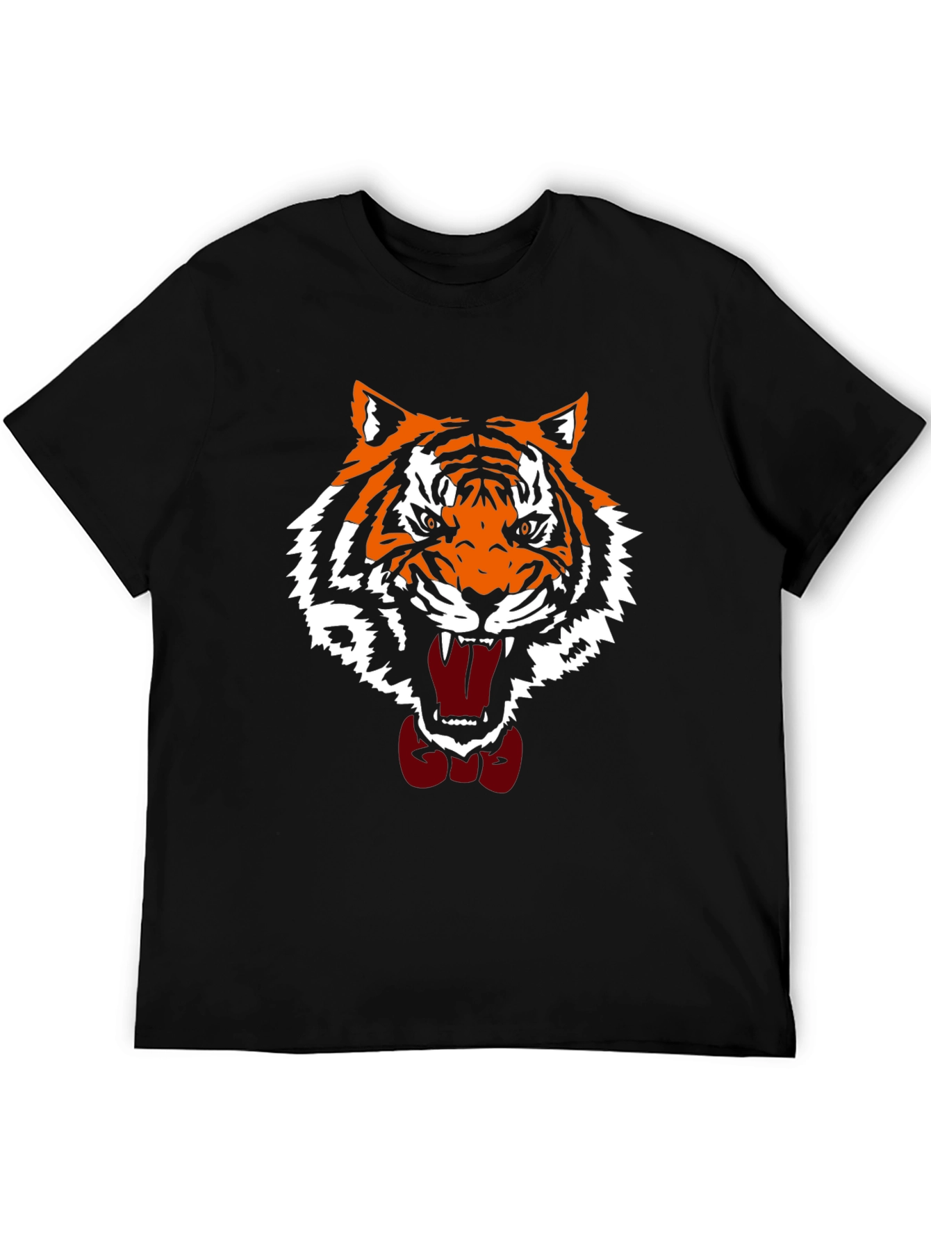 Tiger Graphic Tee - Cool Animal Print Shirt