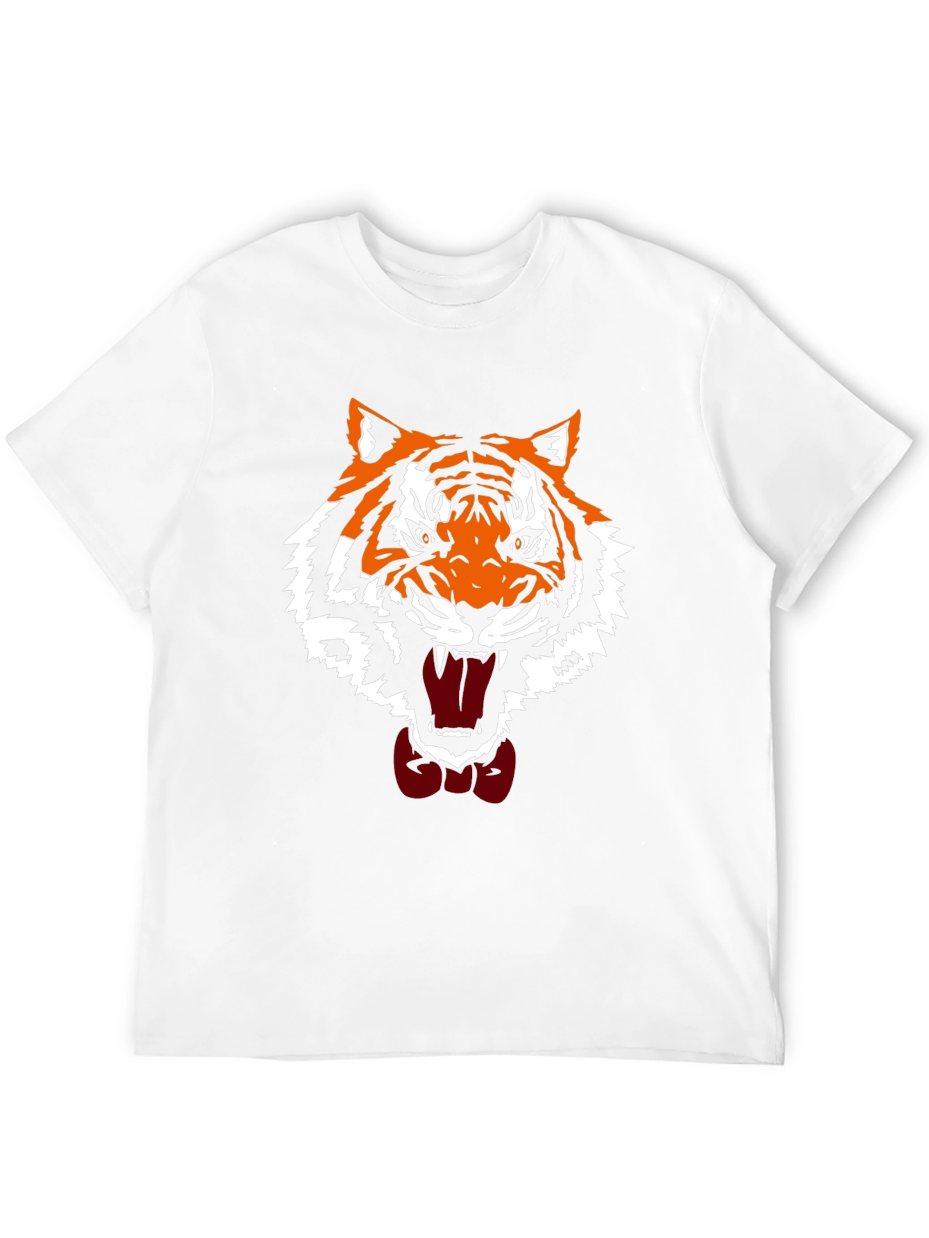 Tiger Graphic Tee - Cool Animal Print Shirt