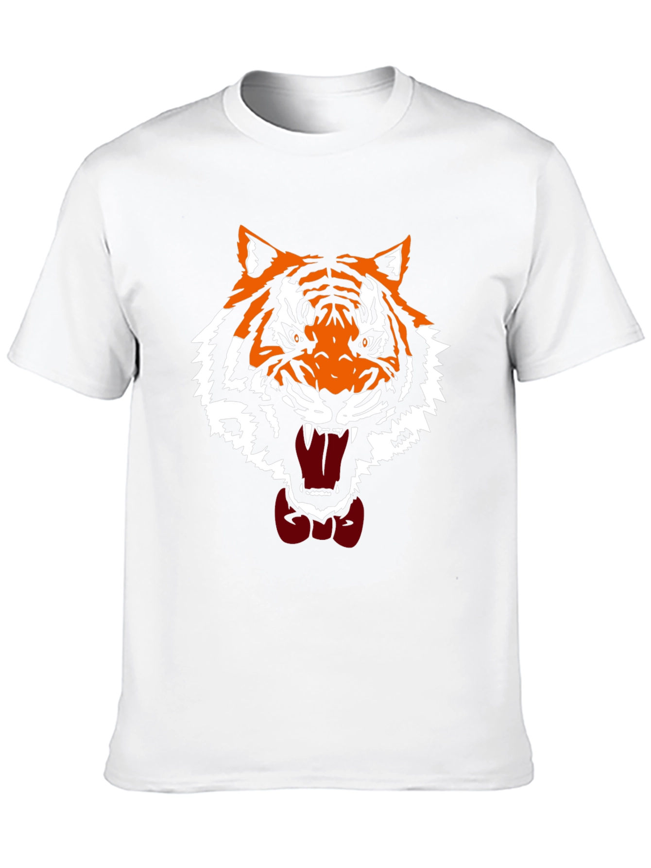 Tiger Graphic Tee - Cool Animal Print Shirt