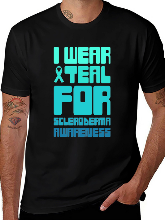 Teal Ribbon Scleroderma Awareness T-Shirt