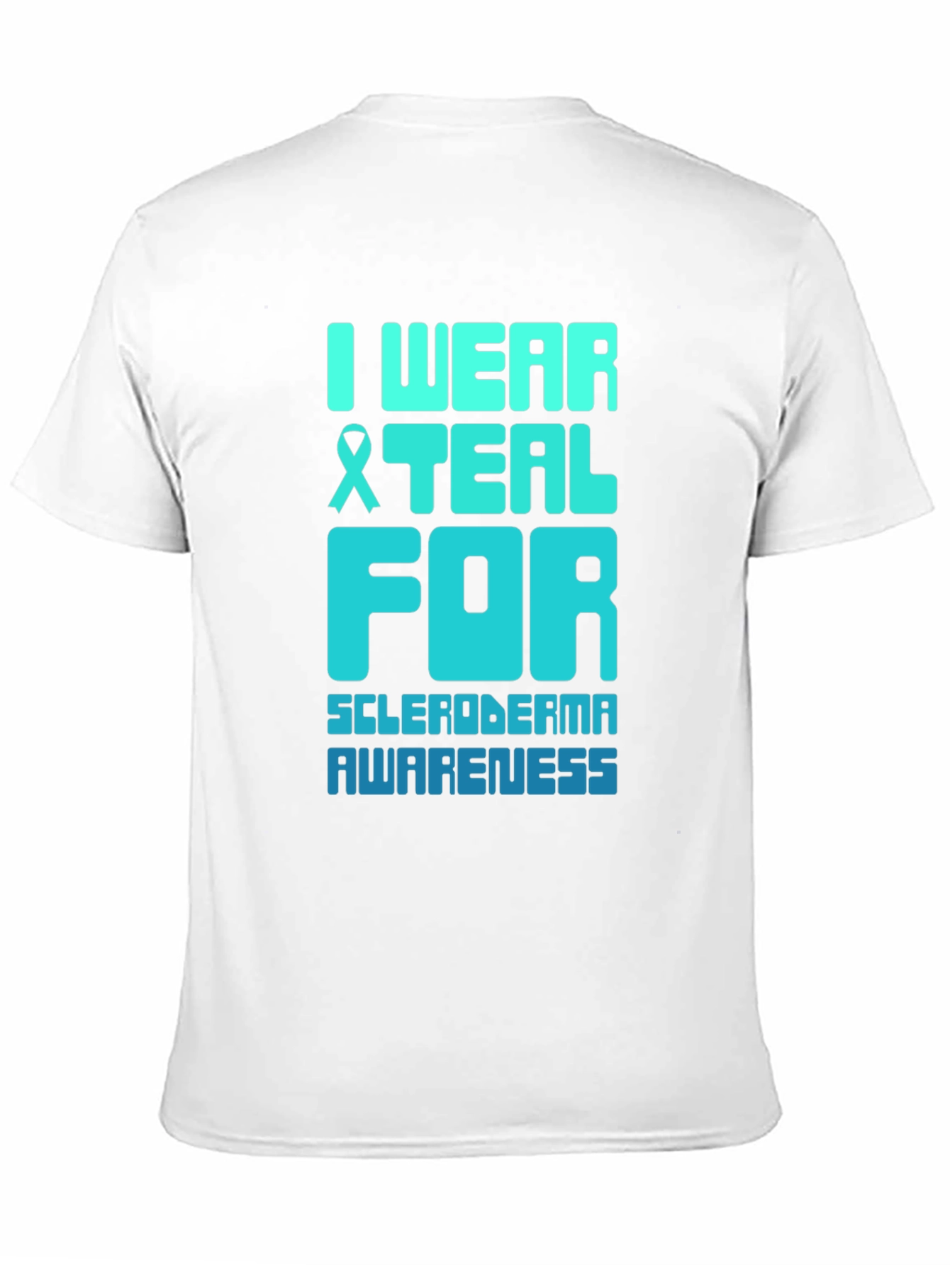 Teal Ribbon Scleroderma Awareness T-Shirt