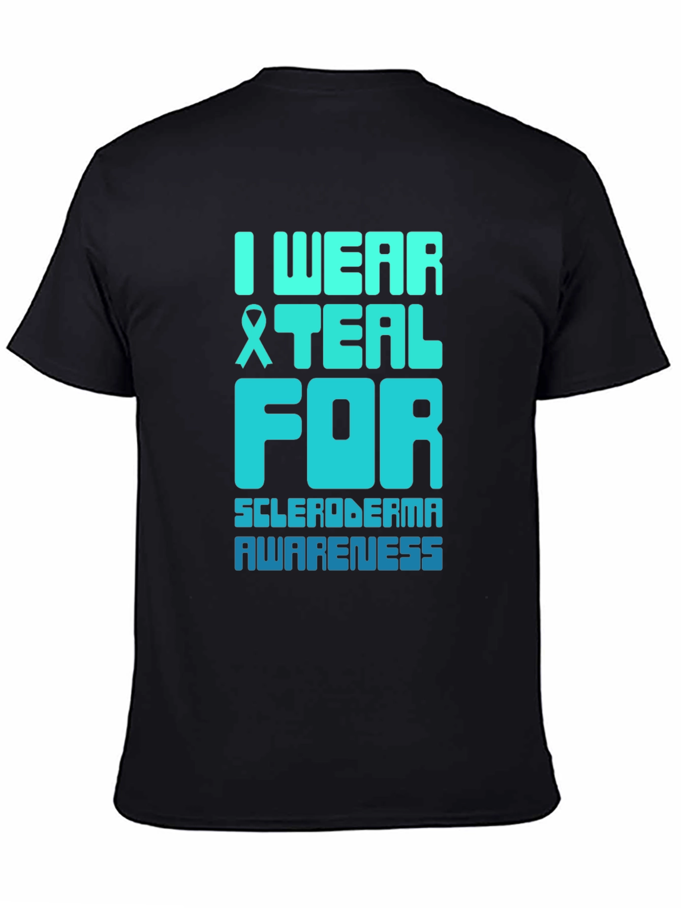 Teal Ribbon Scleroderma Awareness T-Shirt