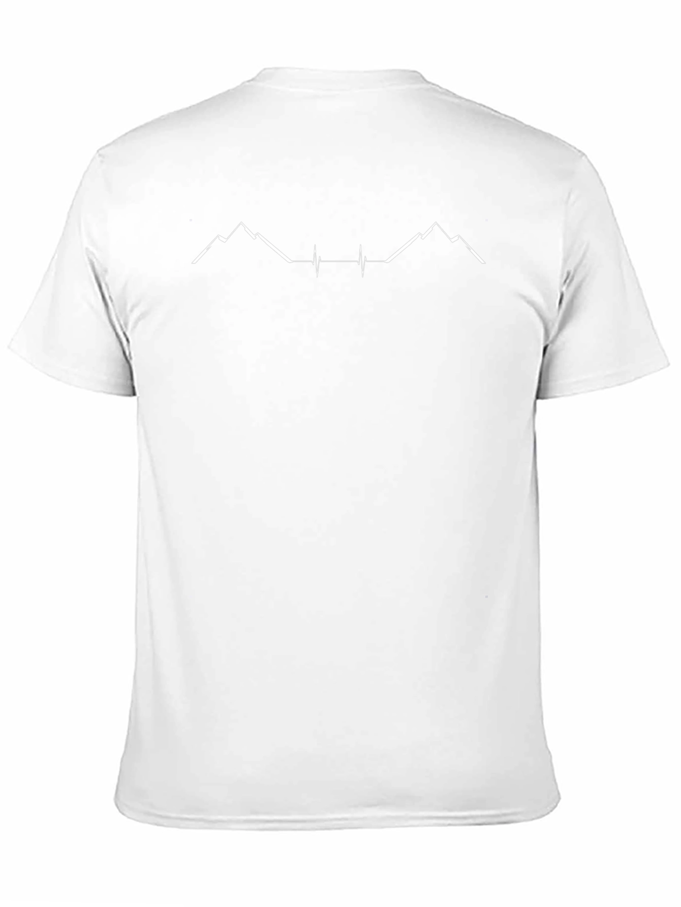 Mountain Heartbeat Graphic Tee - Black