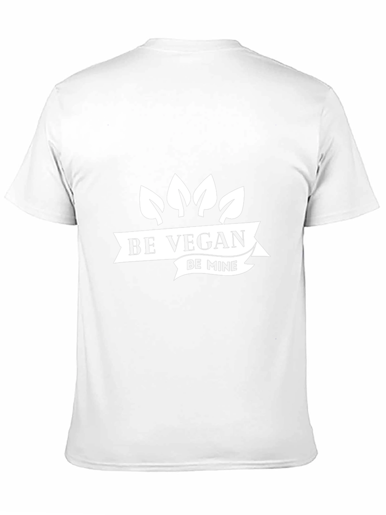 Be Vegan Be Mine Graphic Tee - Black