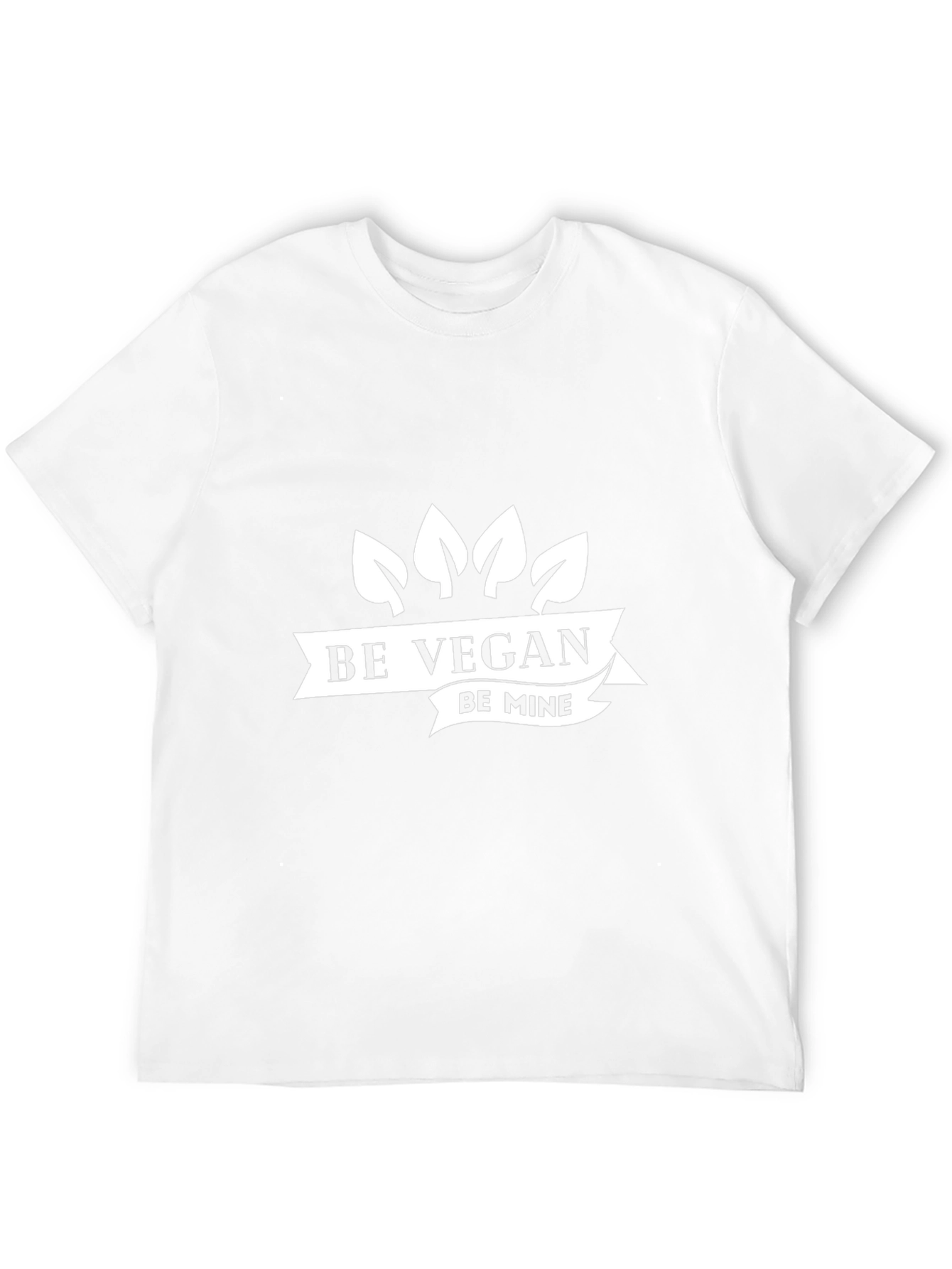 Be Vegan Be Mine Graphic Tee - Black