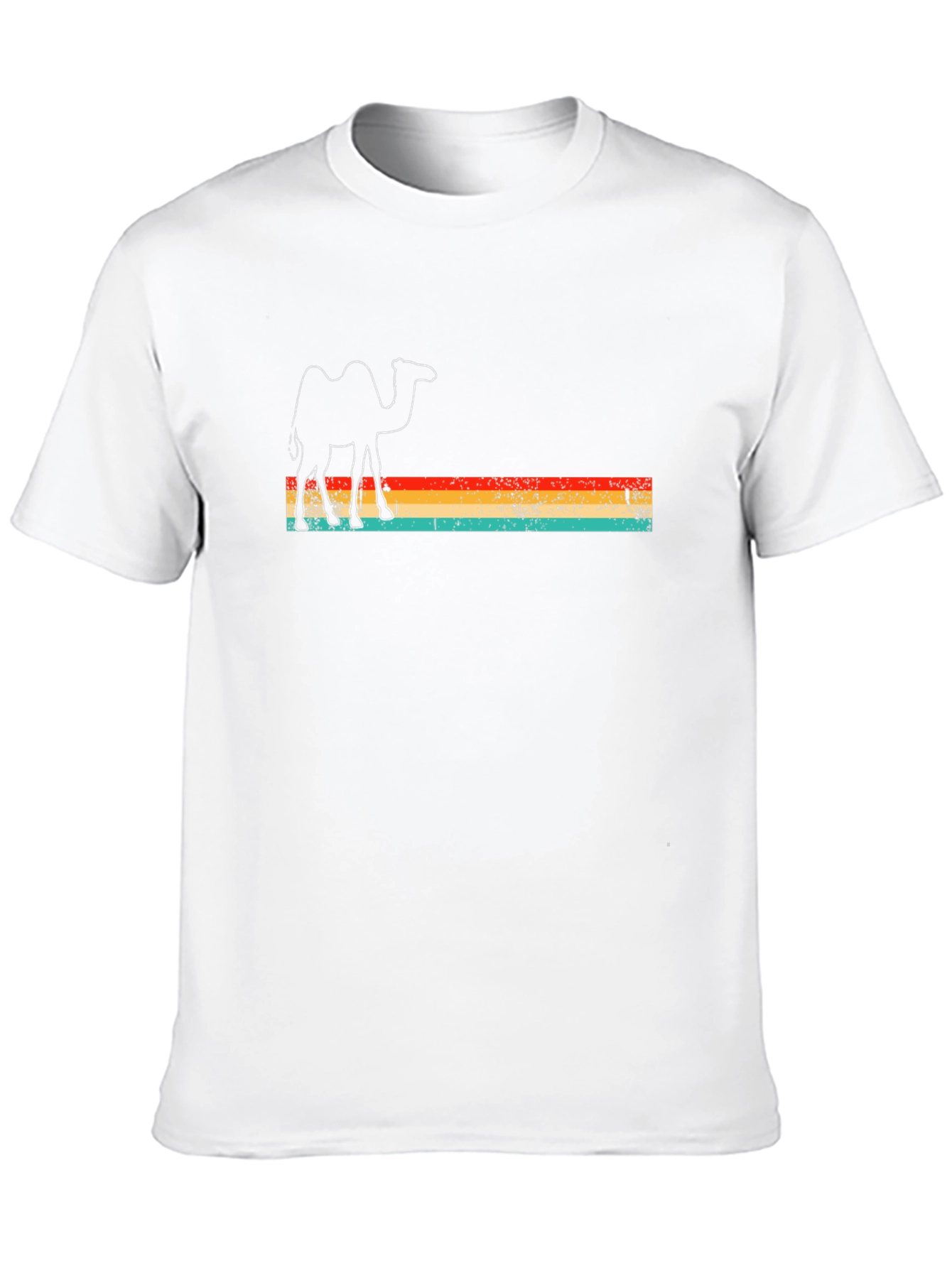 Retro Camel Graphic Tee - Desert Vibes