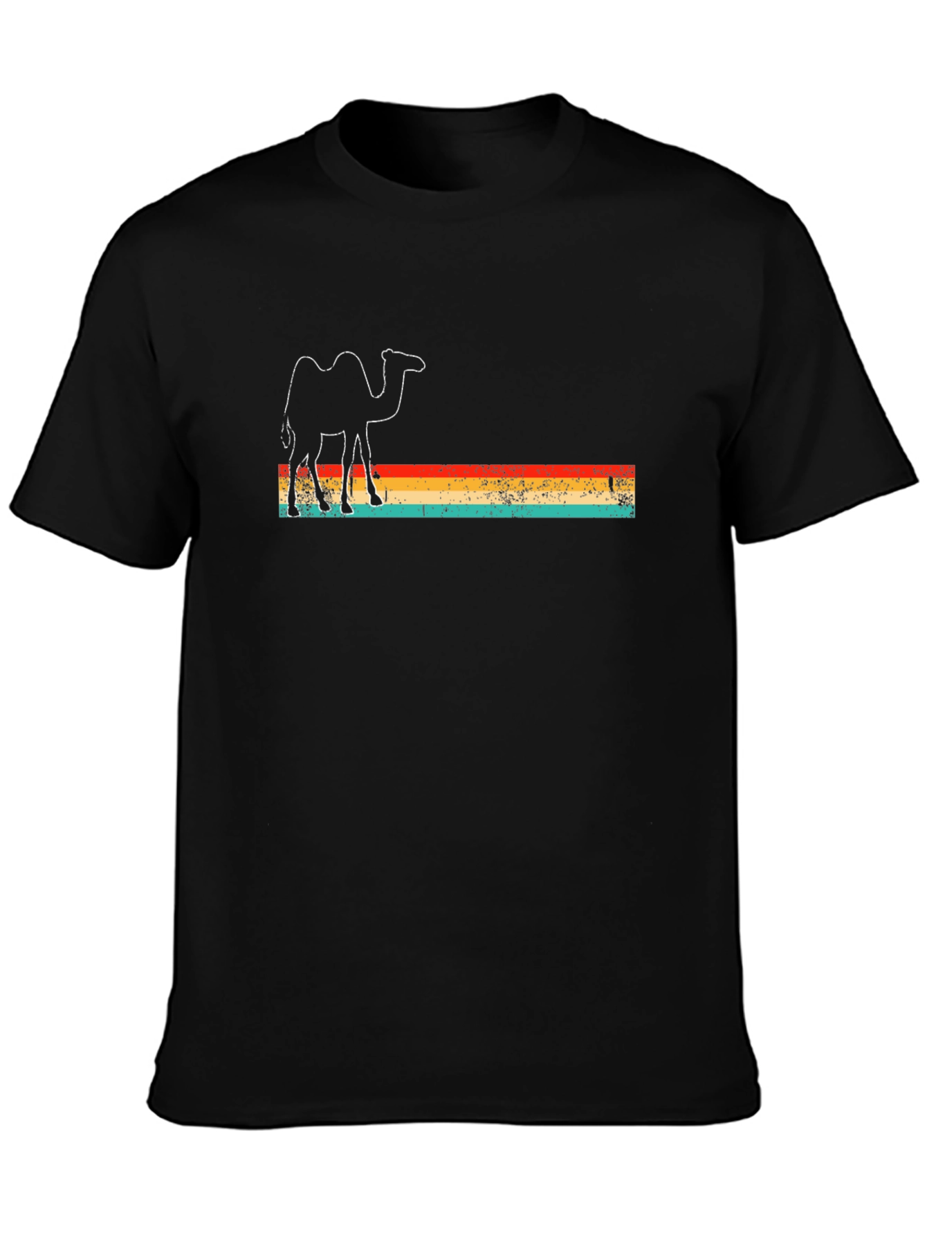Retro Camel Graphic Tee - Desert Vibes