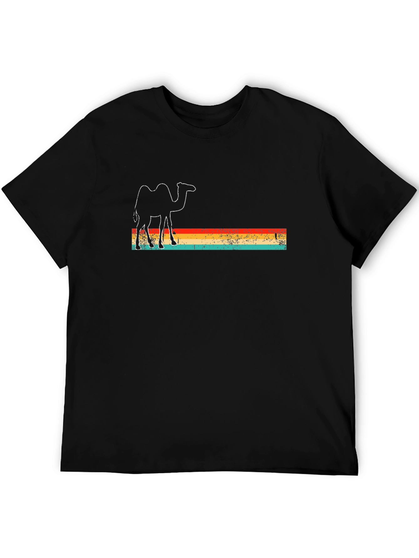 Retro Camel Graphic Tee - Desert Vibes