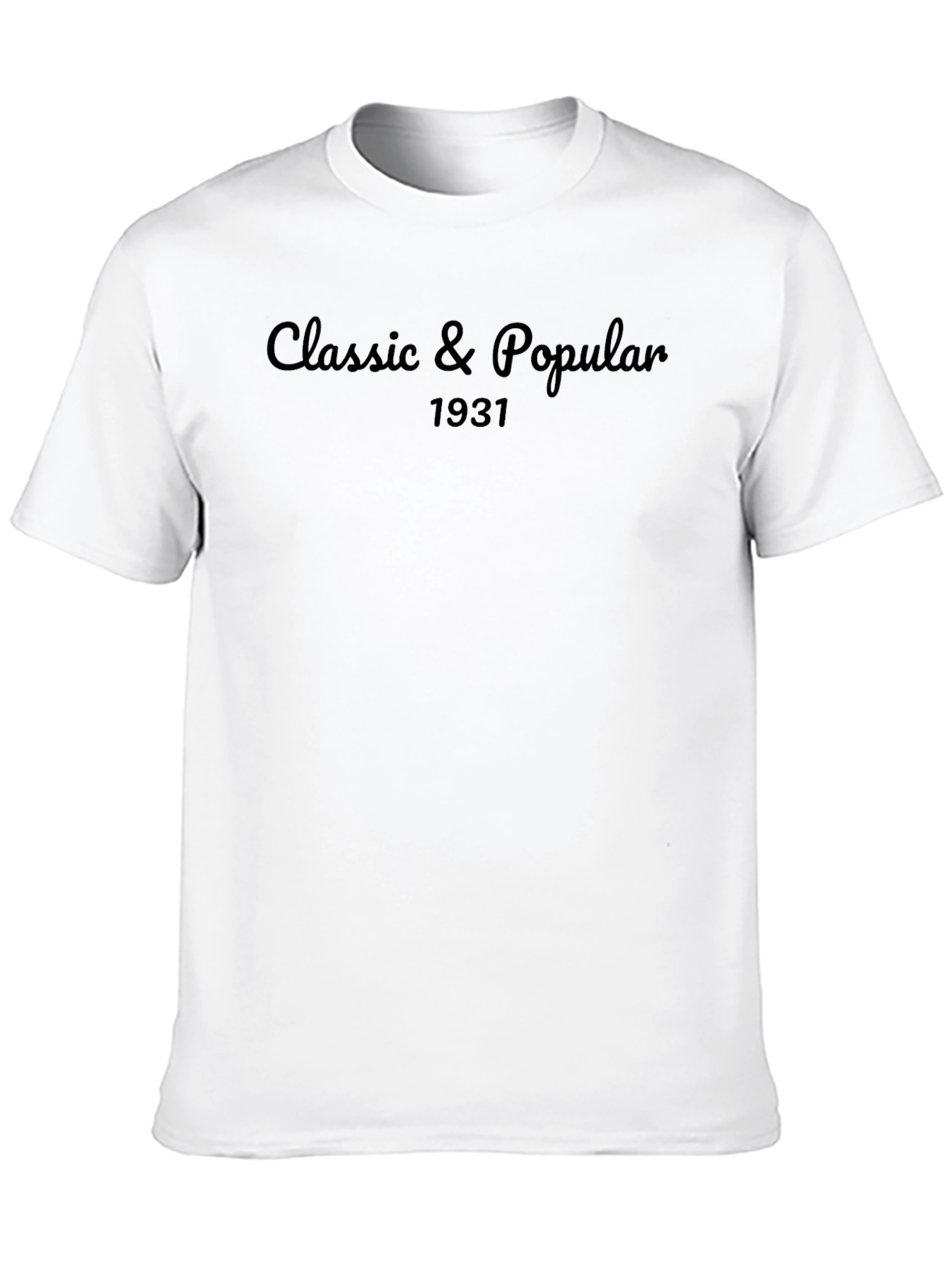 Classic & Popular 1931 Black T-Shirt