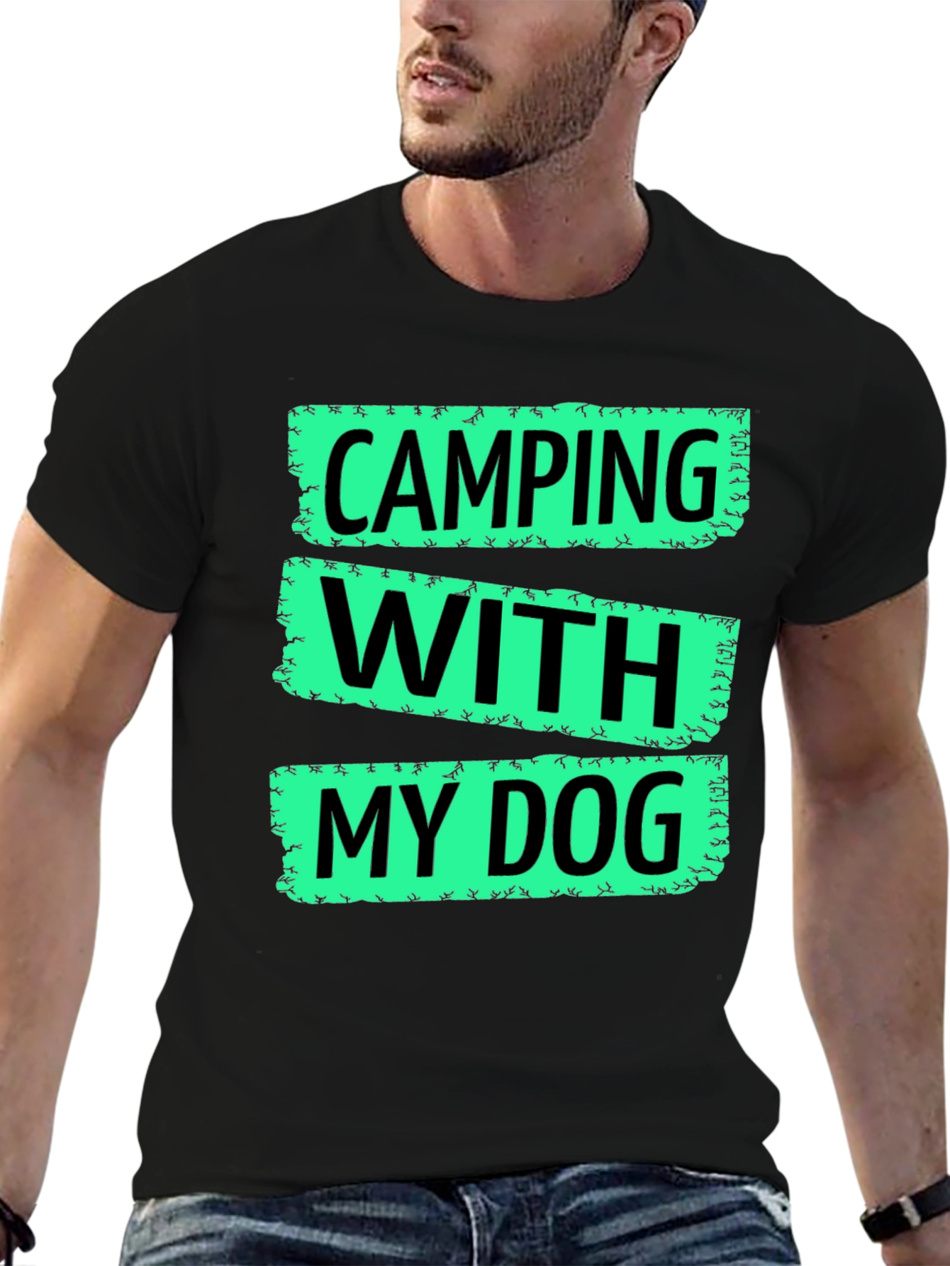 Camping With My Dog T-Shirt