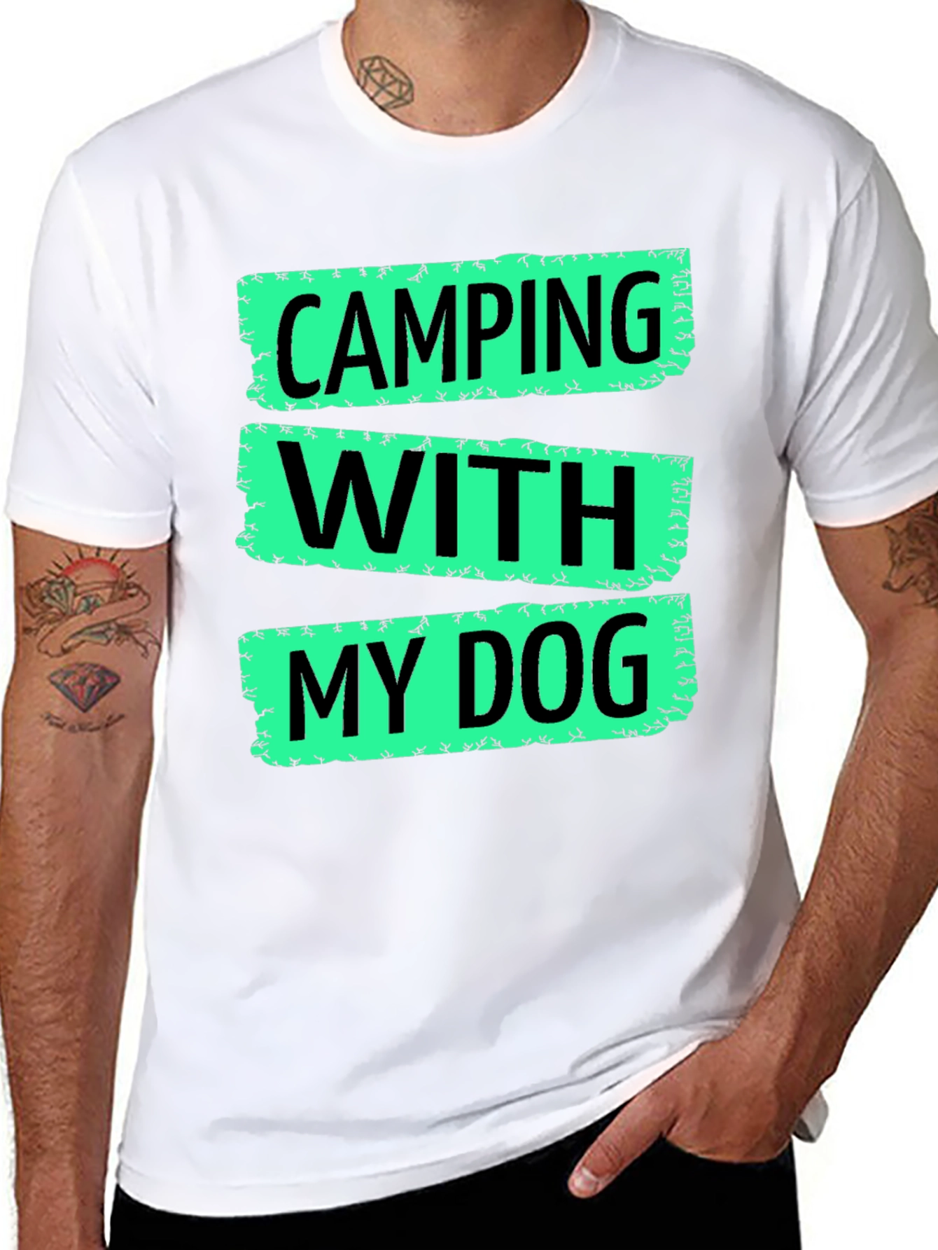 Camping With My Dog T-Shirt