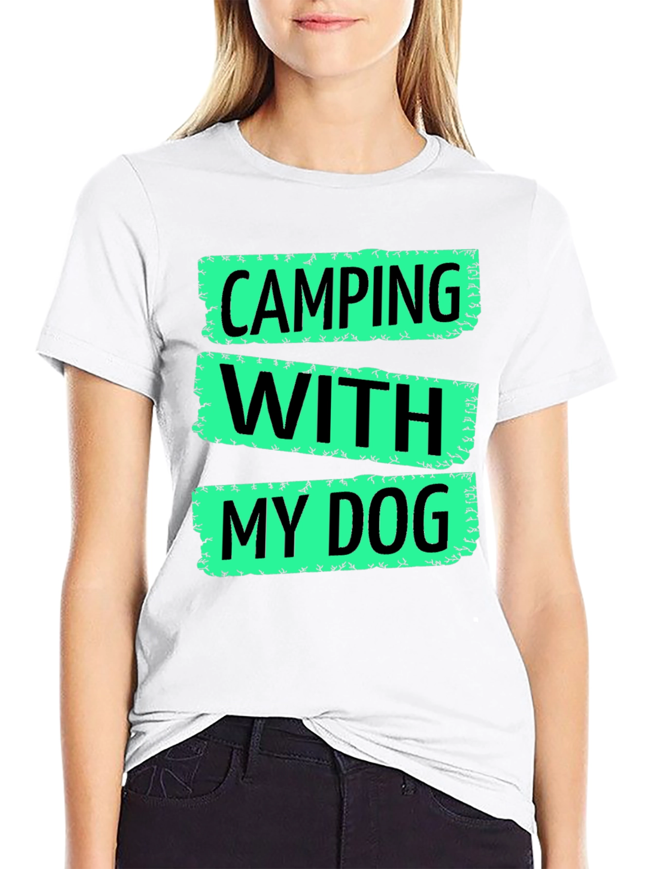 Camping With My Dog T-Shirt
