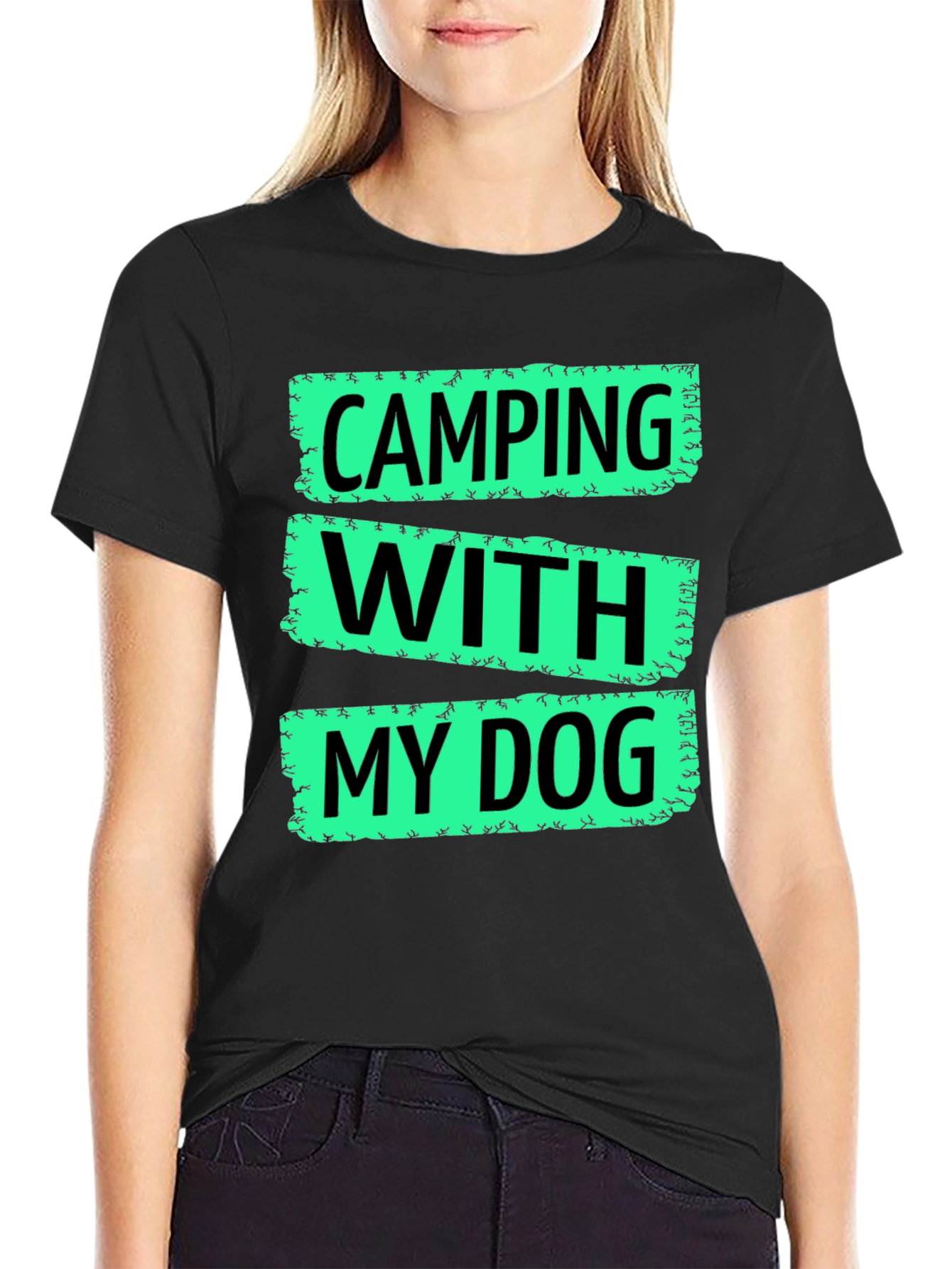 Camping With My Dog T-Shirt