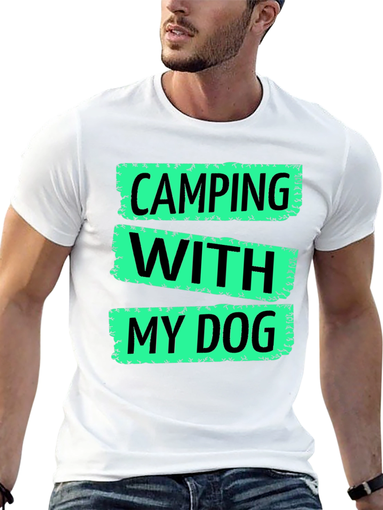 Camping With My Dog T-Shirt