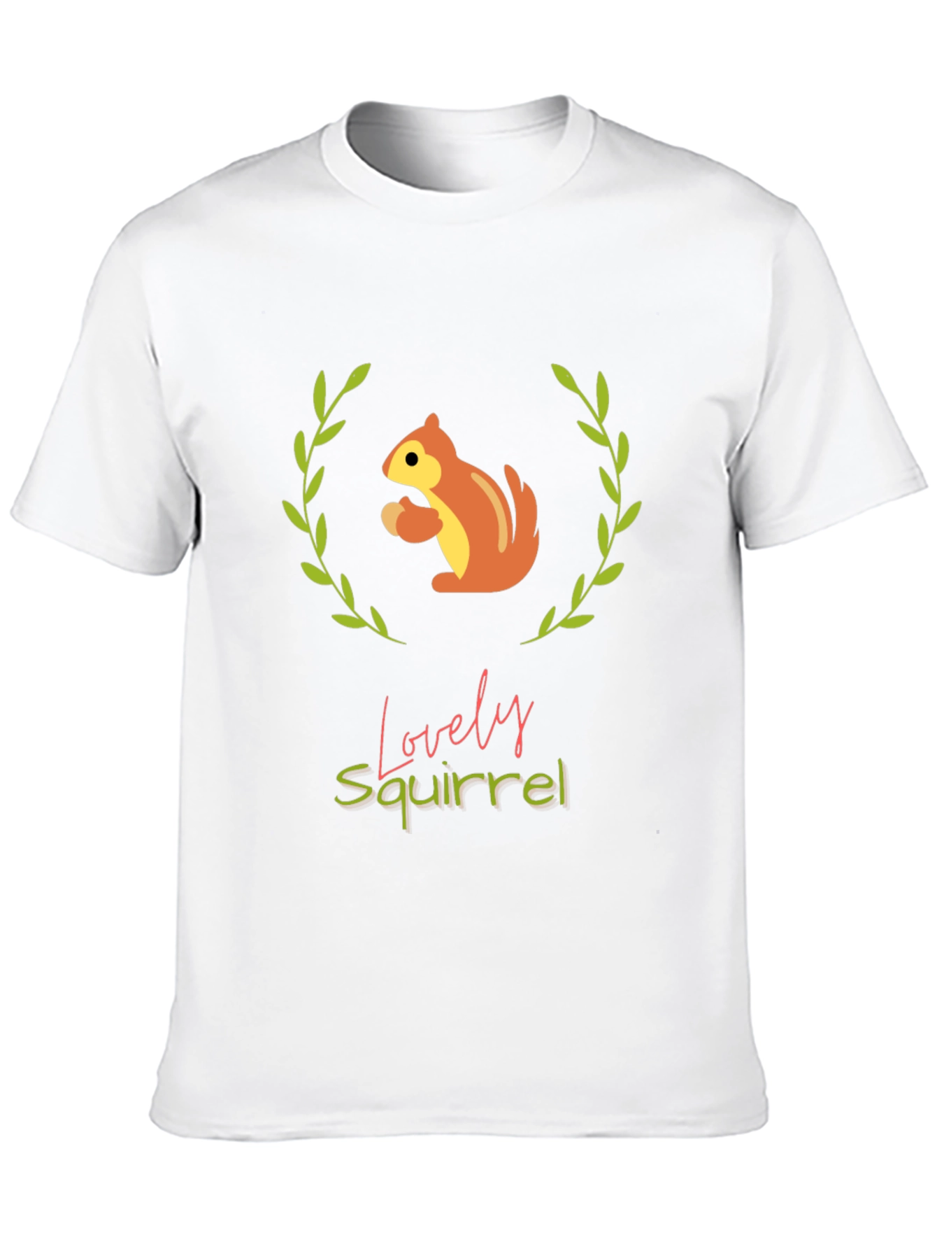 Lovely Squirrel Graphic Tee - Comfort & Style