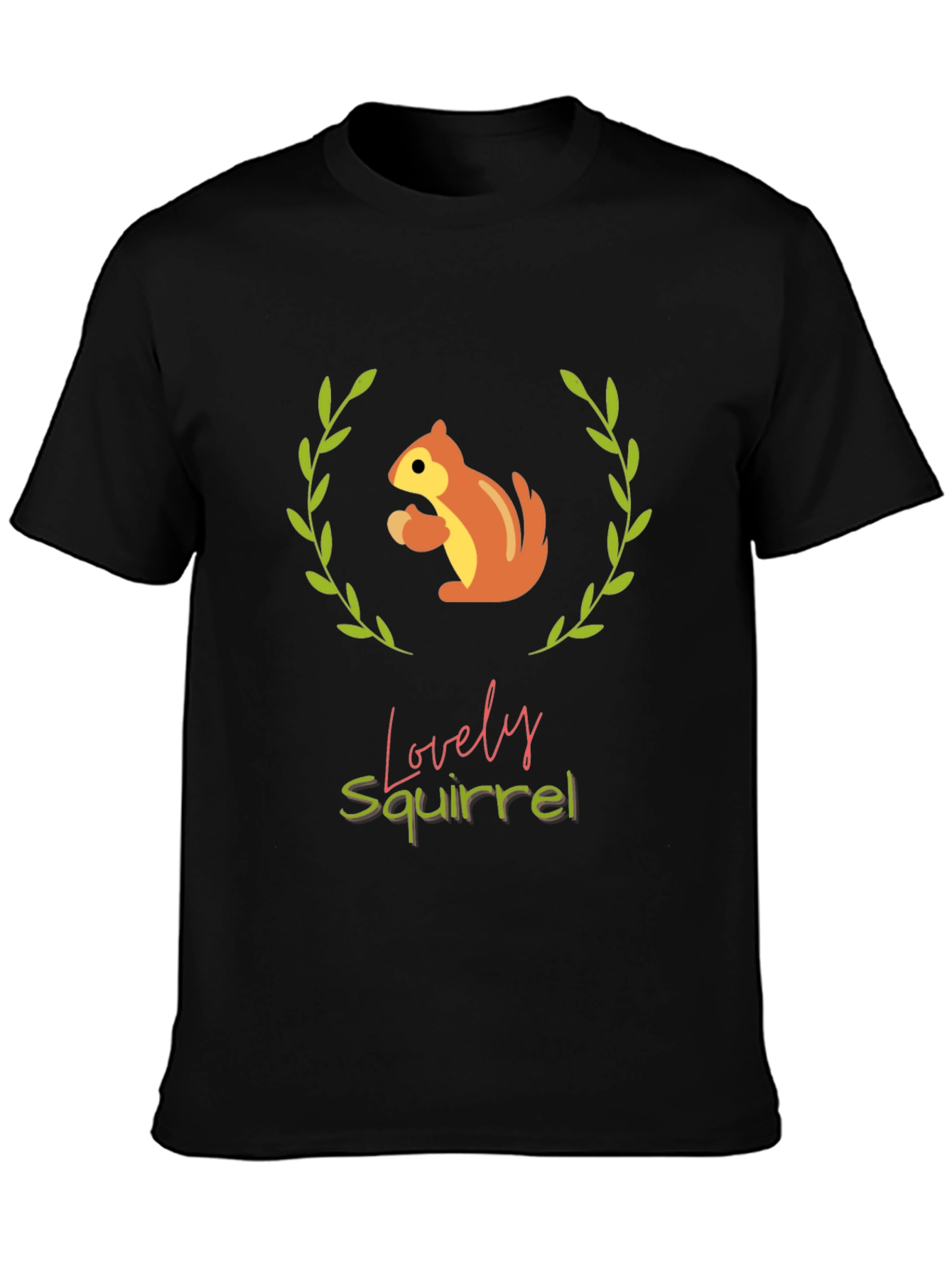 Lovely Squirrel Graphic Tee - Comfort & Style
