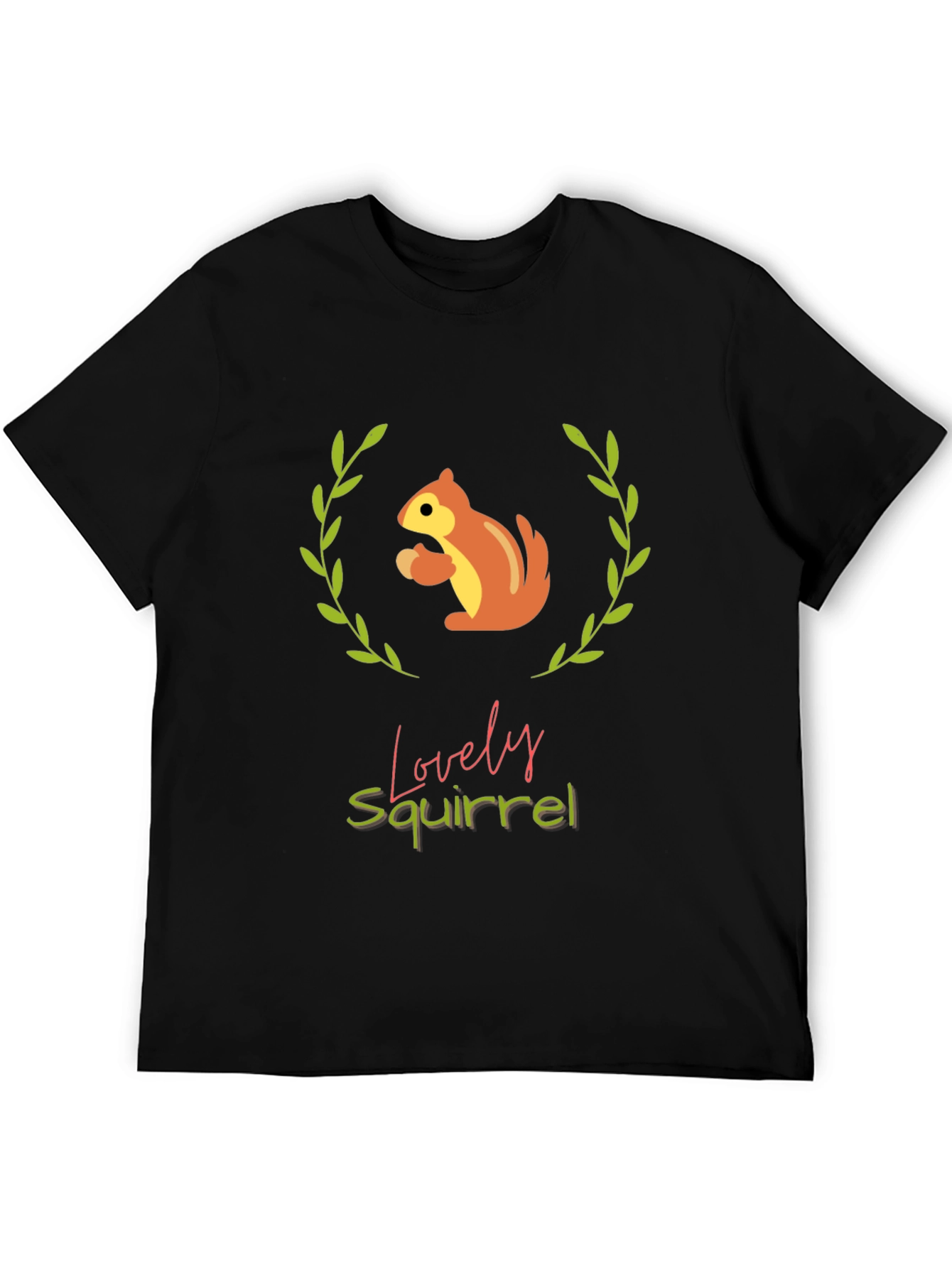 Lovely Squirrel Graphic Tee - Comfort & Style