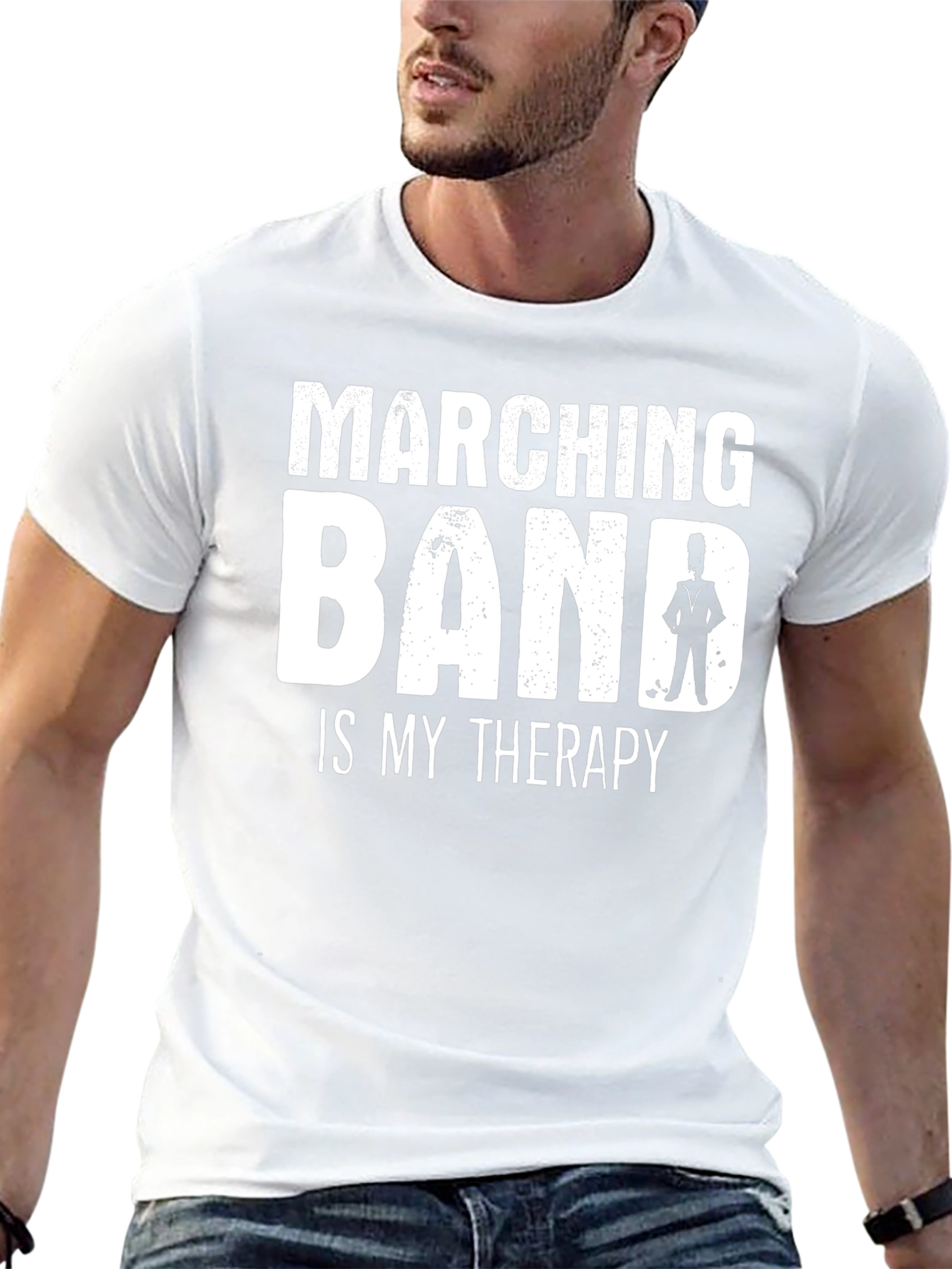 Marching Band Therapy T-Shirt - Black