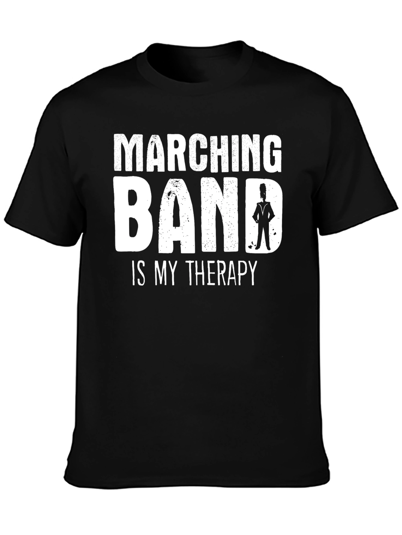 Marching Band Therapy T-Shirt - Black